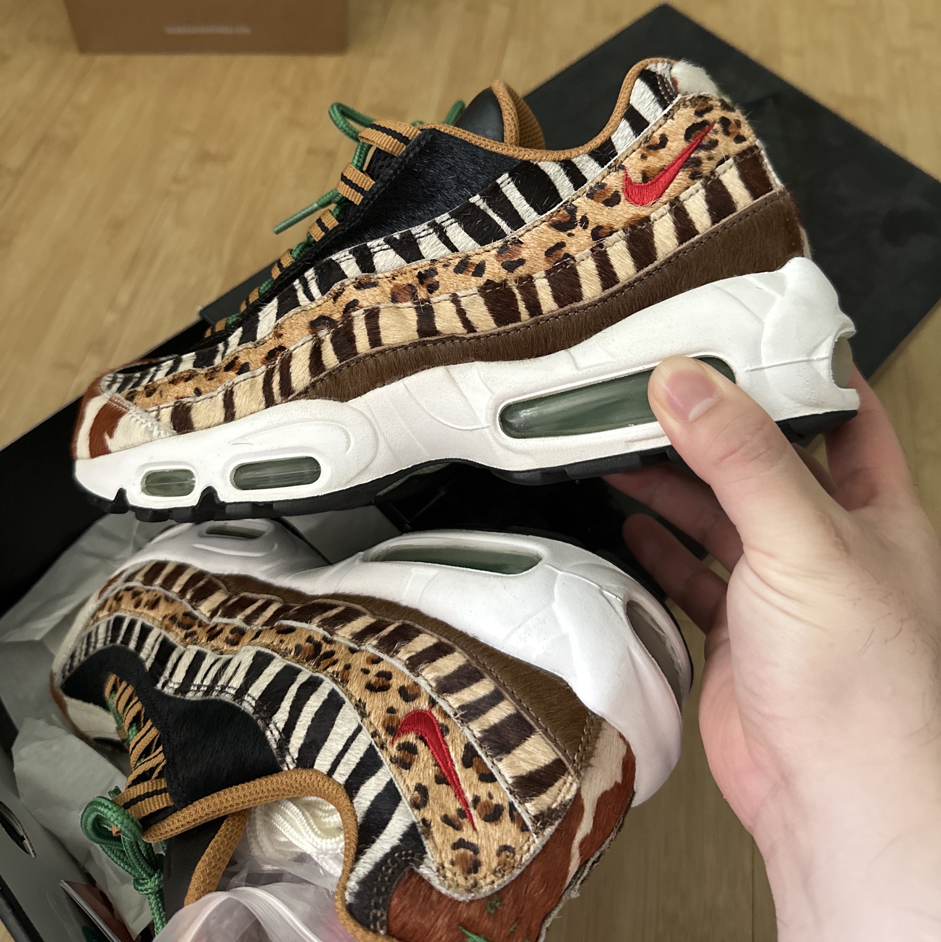 Nike x Atmos Air Max 95 Animal Pack 2.0 (2018 All Black Box) 착용 스타일