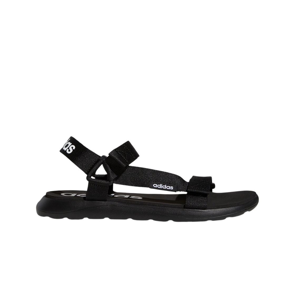 아디다스 컴포트 샌들 코어 블랙 화이트(Adidas Comfort Sandal Core Black White) - 1