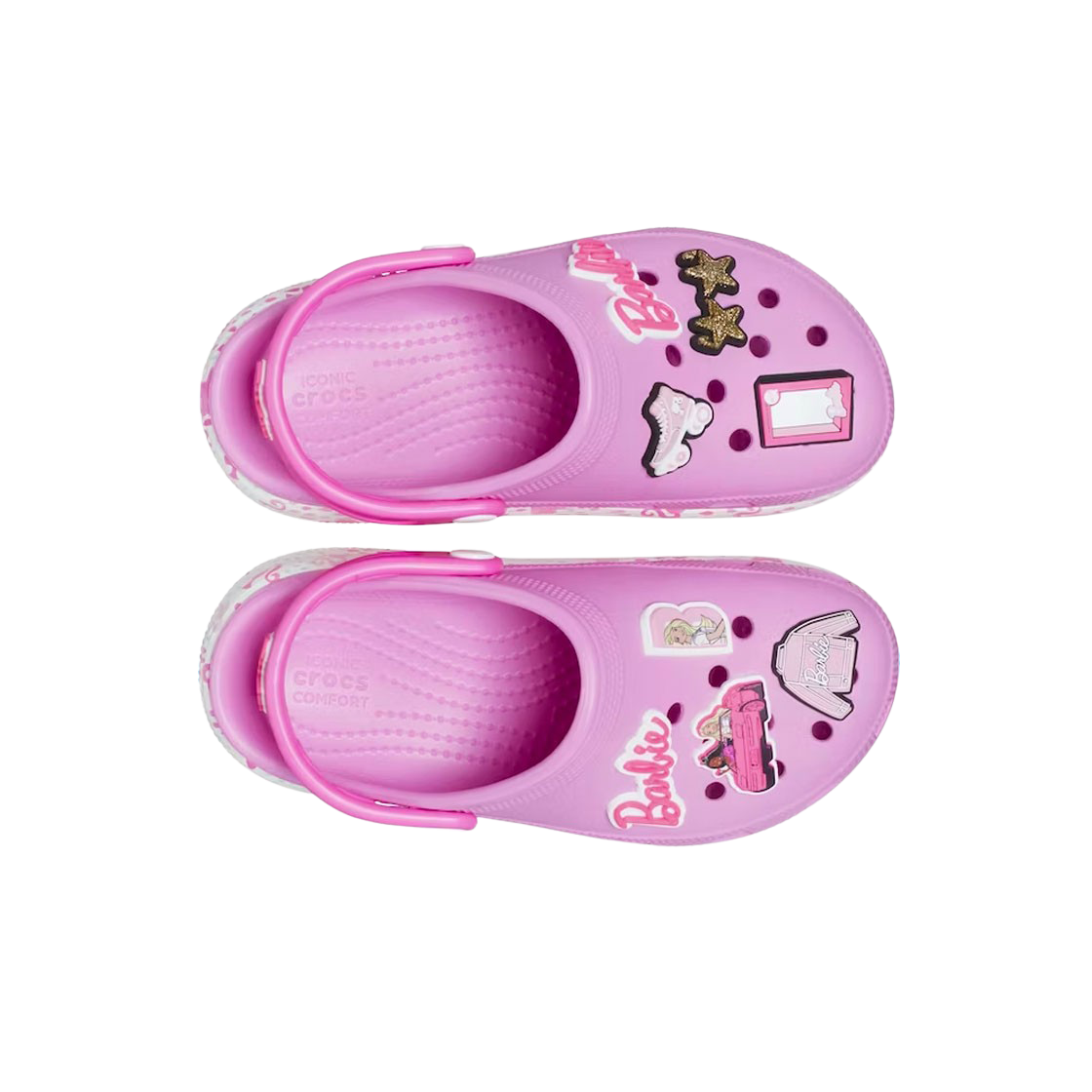 (키즈) 크록스 x 바비 큐티 크러쉬 클로그 타피 핑크((Kids) Crocs x Barbie Cutie Crush Clog Taffy Pink) - 2