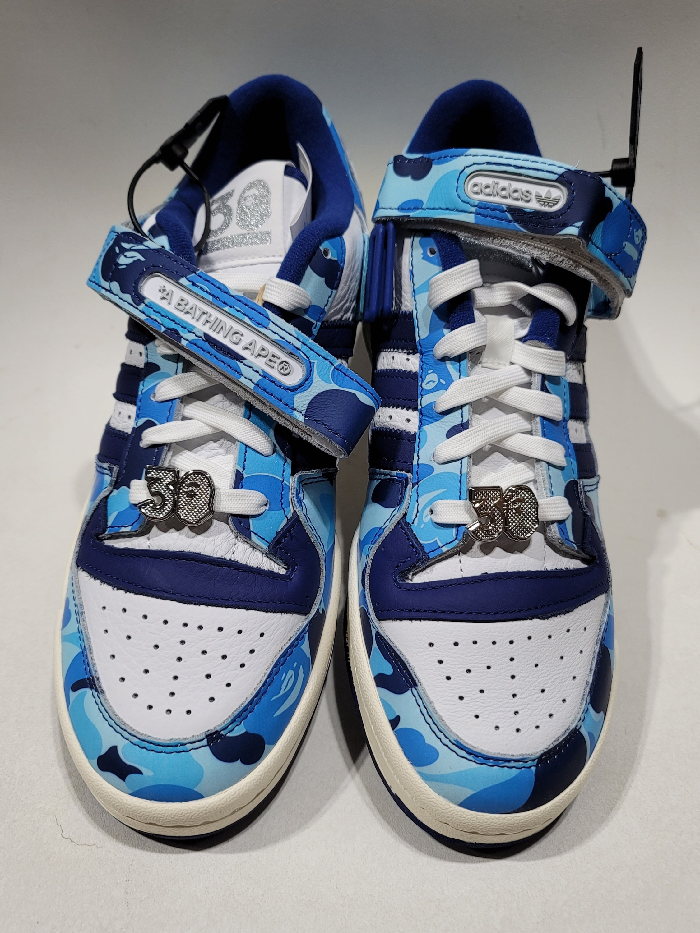 Adidas x BAPE Forum 84 Low Blue Camo 착용 스타일 - 2