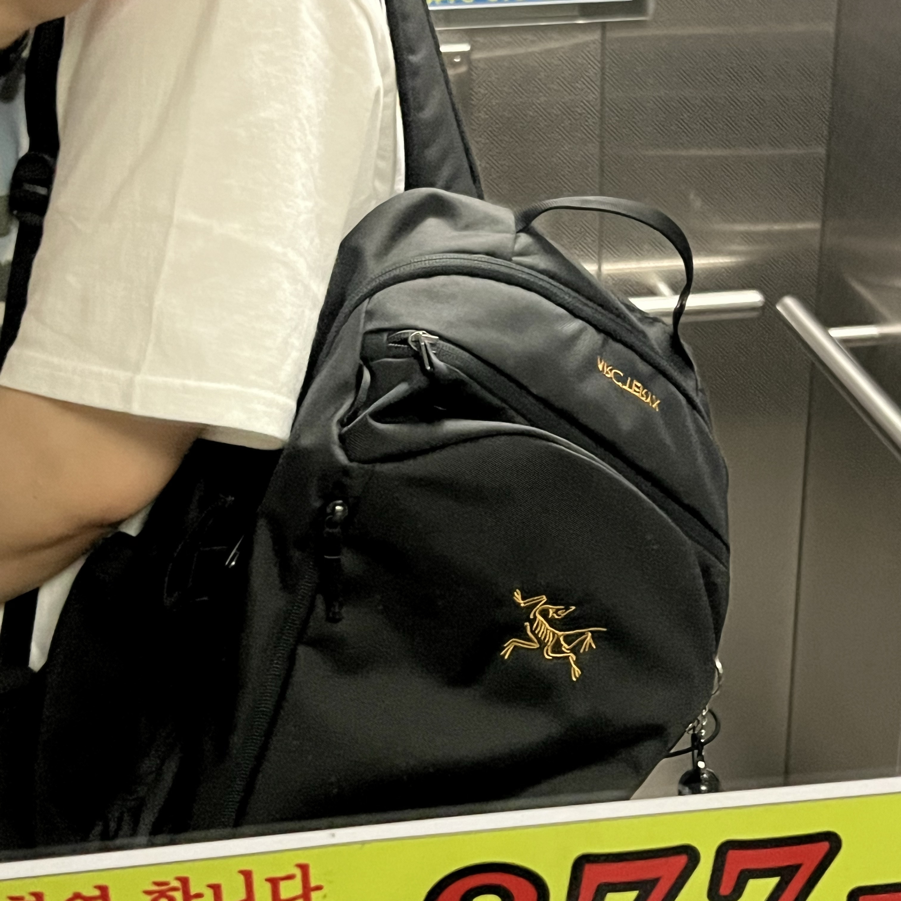 Arc'teryx Mantis 26 Backpack Black 착용 스타일