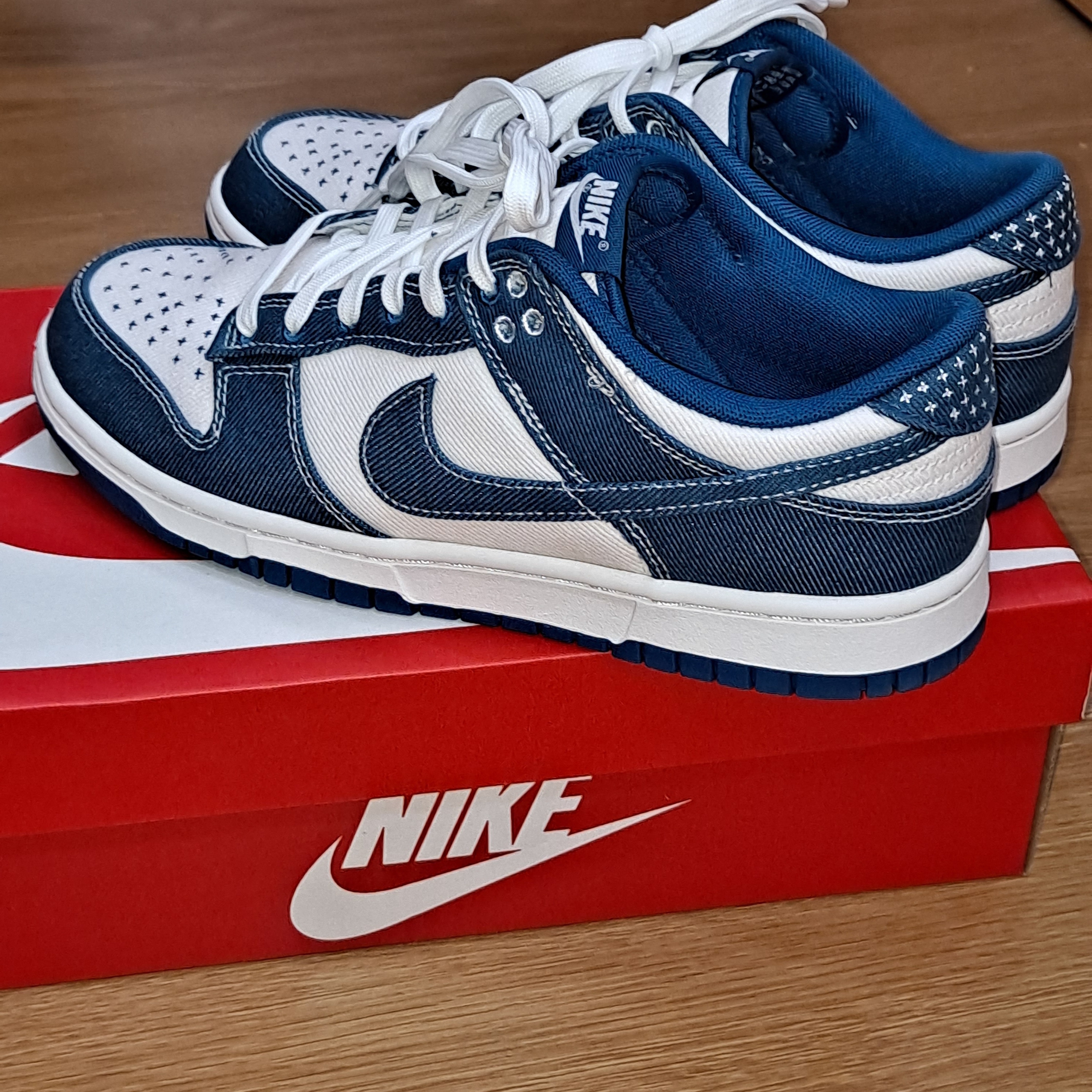 Nike Dunk Low Retro SE Industrial Blue 착용 스타일