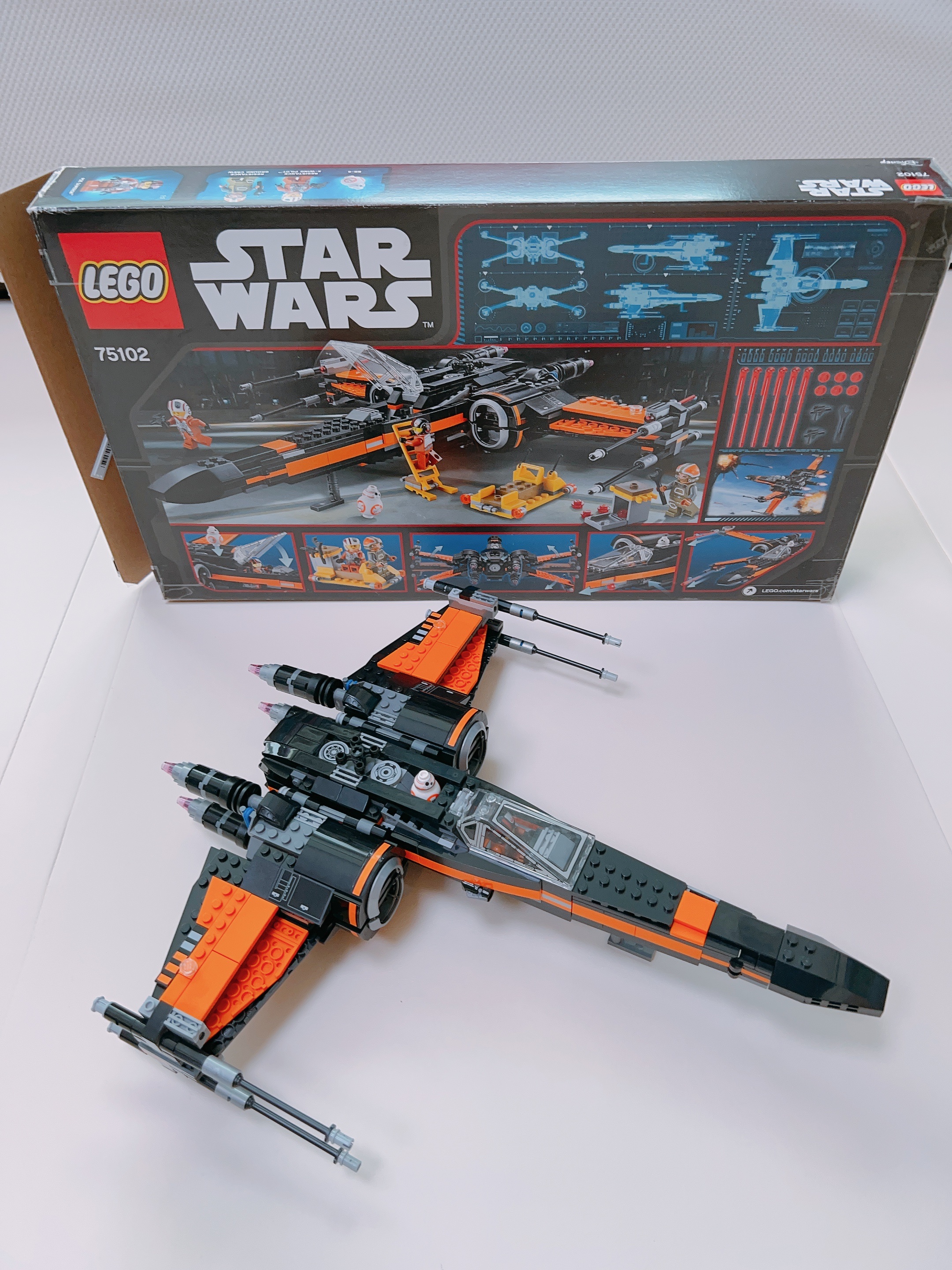 Lego Star Wars Poe's X-Wing Fighter 착용 스타일 - 2