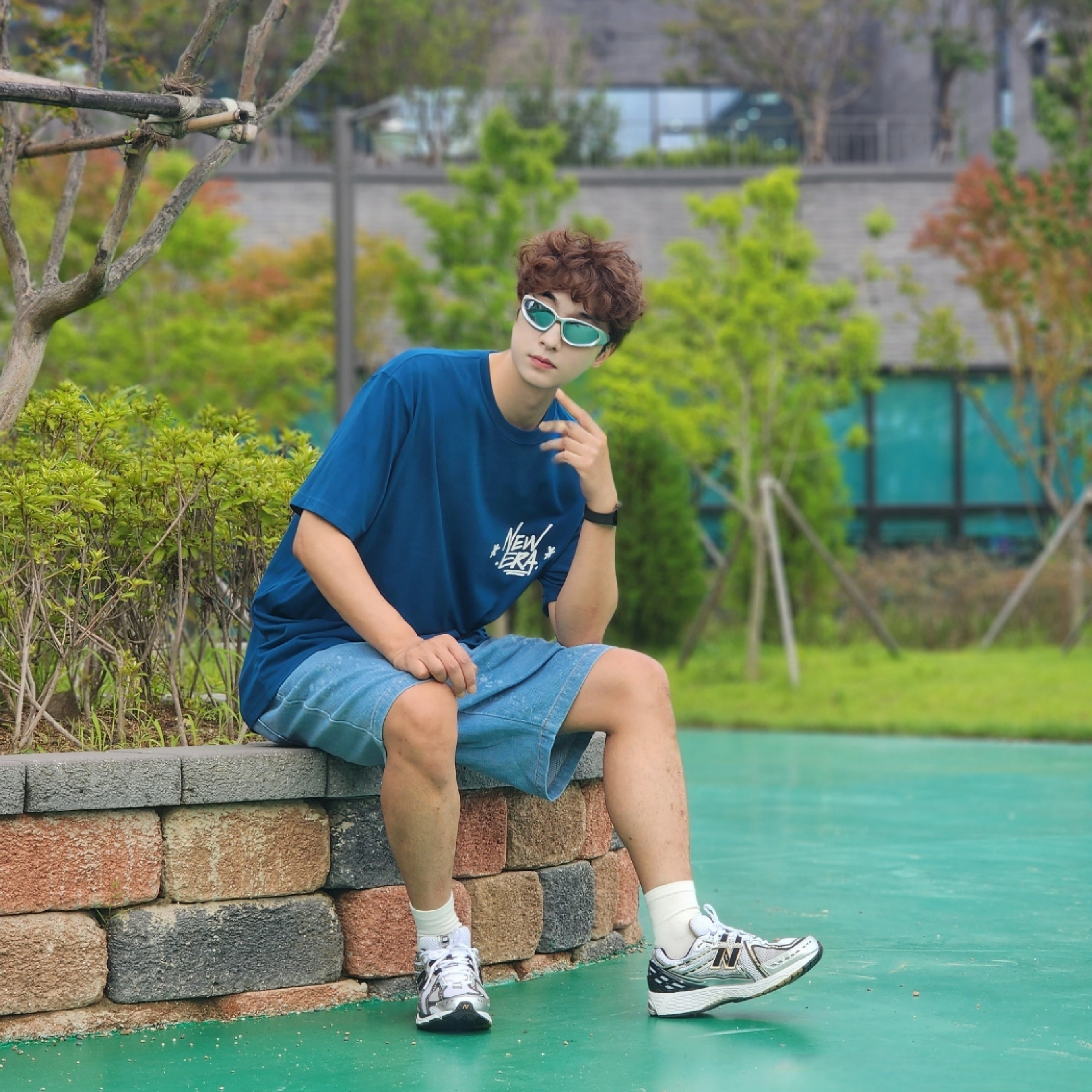 New Balance 1906R White Gold 착용 스타일 - 1