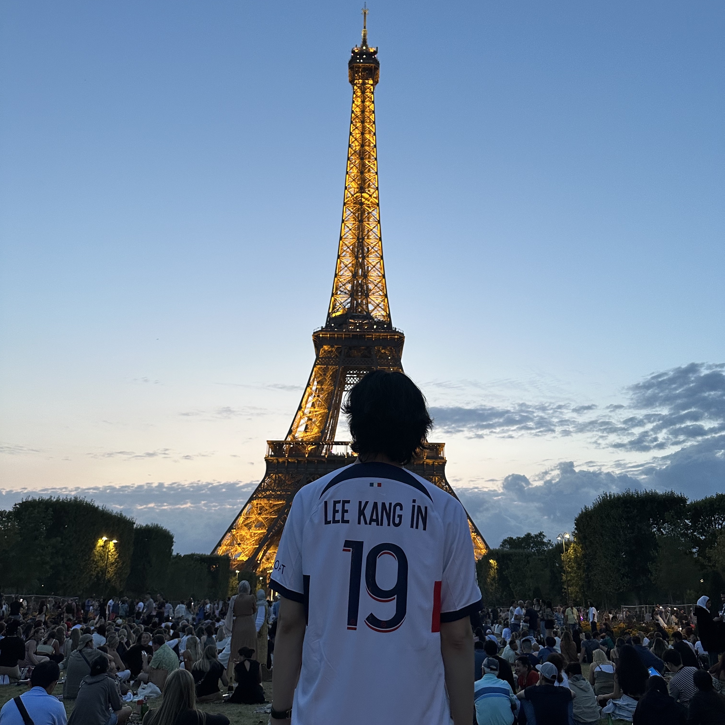 Nike Paris Saint-Germain 2023/24 Dri-Fit Stadium Away Jersey White Midnight Navy (Non Marking Ver.) 착용 스타일