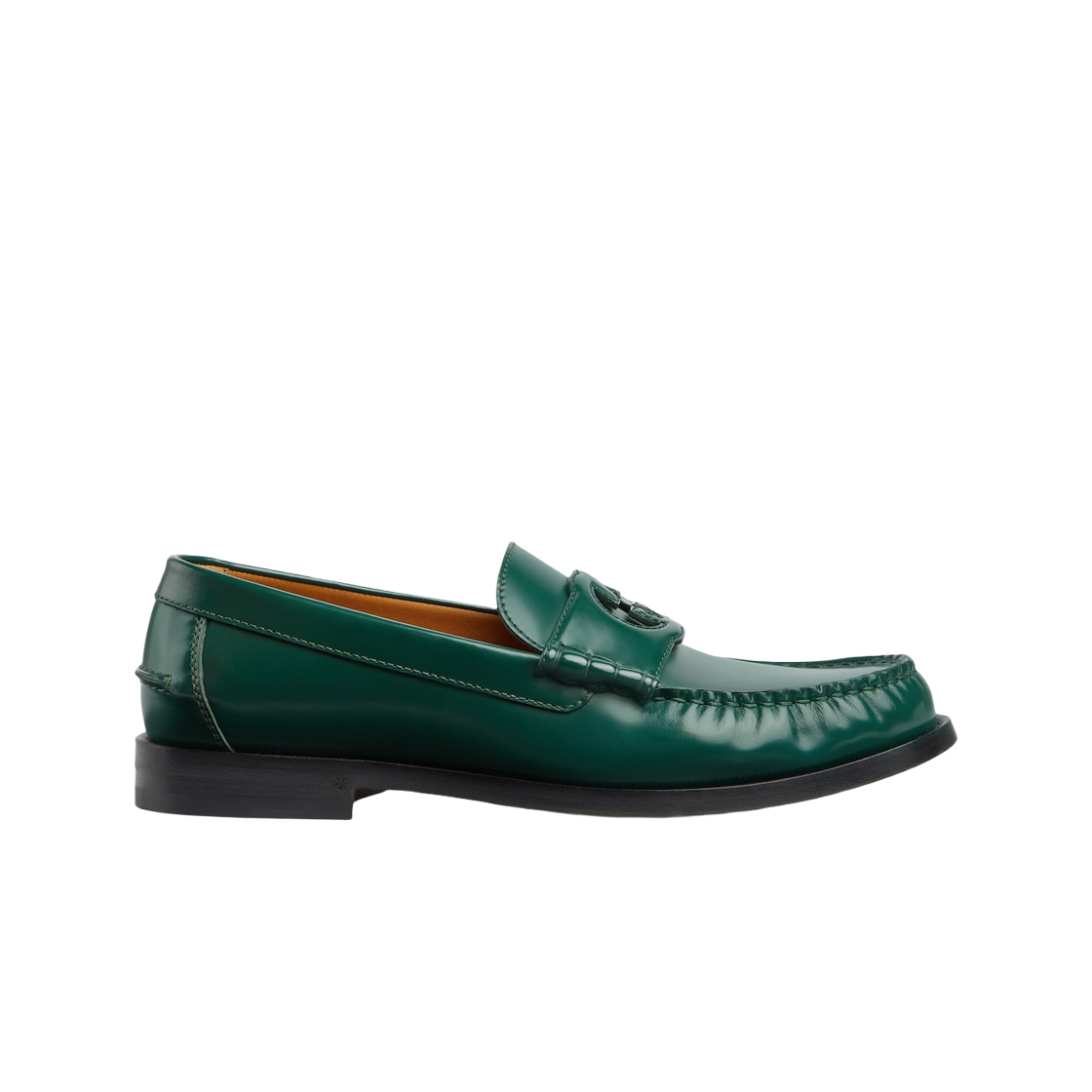 구찌 인터로킹 G 로퍼 그린 레더(Gucci Interlocking G Loafer Green Leather) - 1