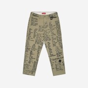 Supreme Gonz Poems Chino Pants Khaki - 23SS