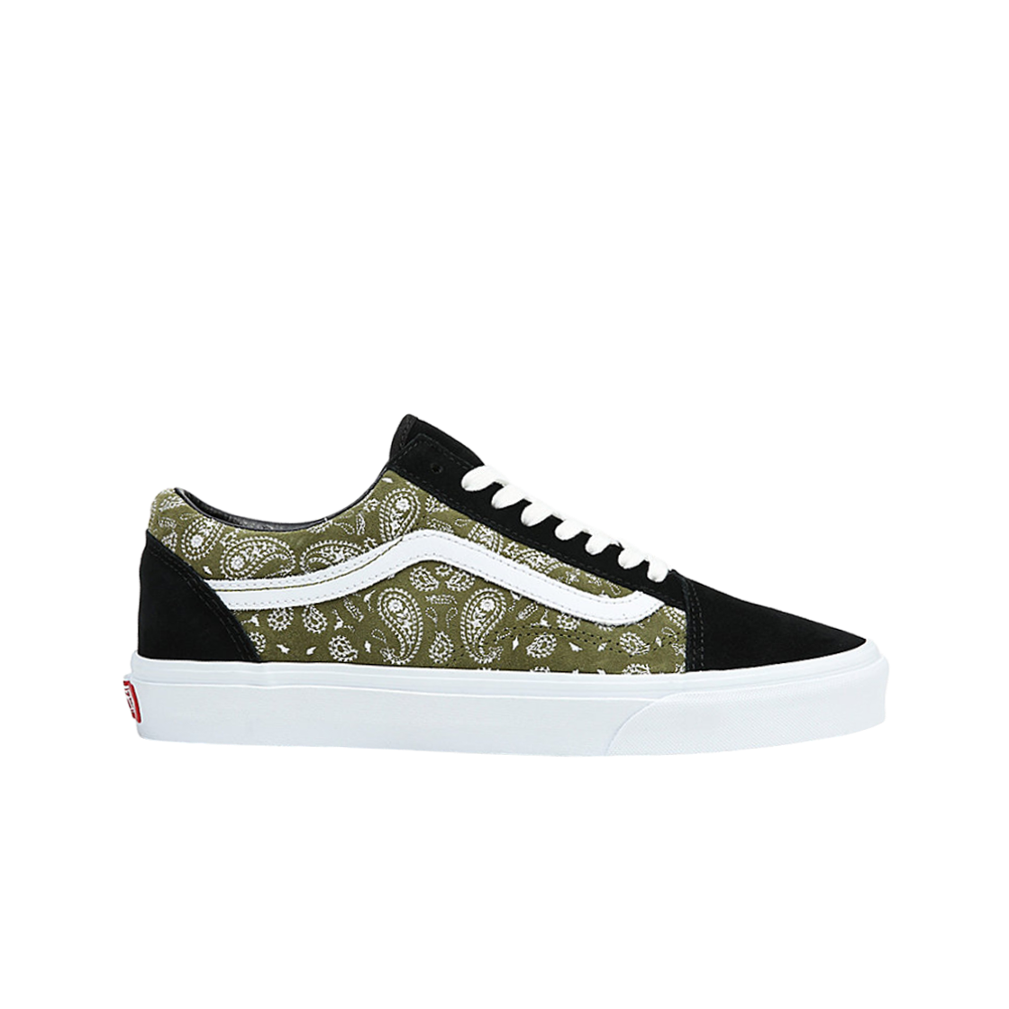 반스 올드스쿨 페이즐리 스웨이드 블랙 올리브(Vans Old Skool Paisley Suede Black Olive) - 1