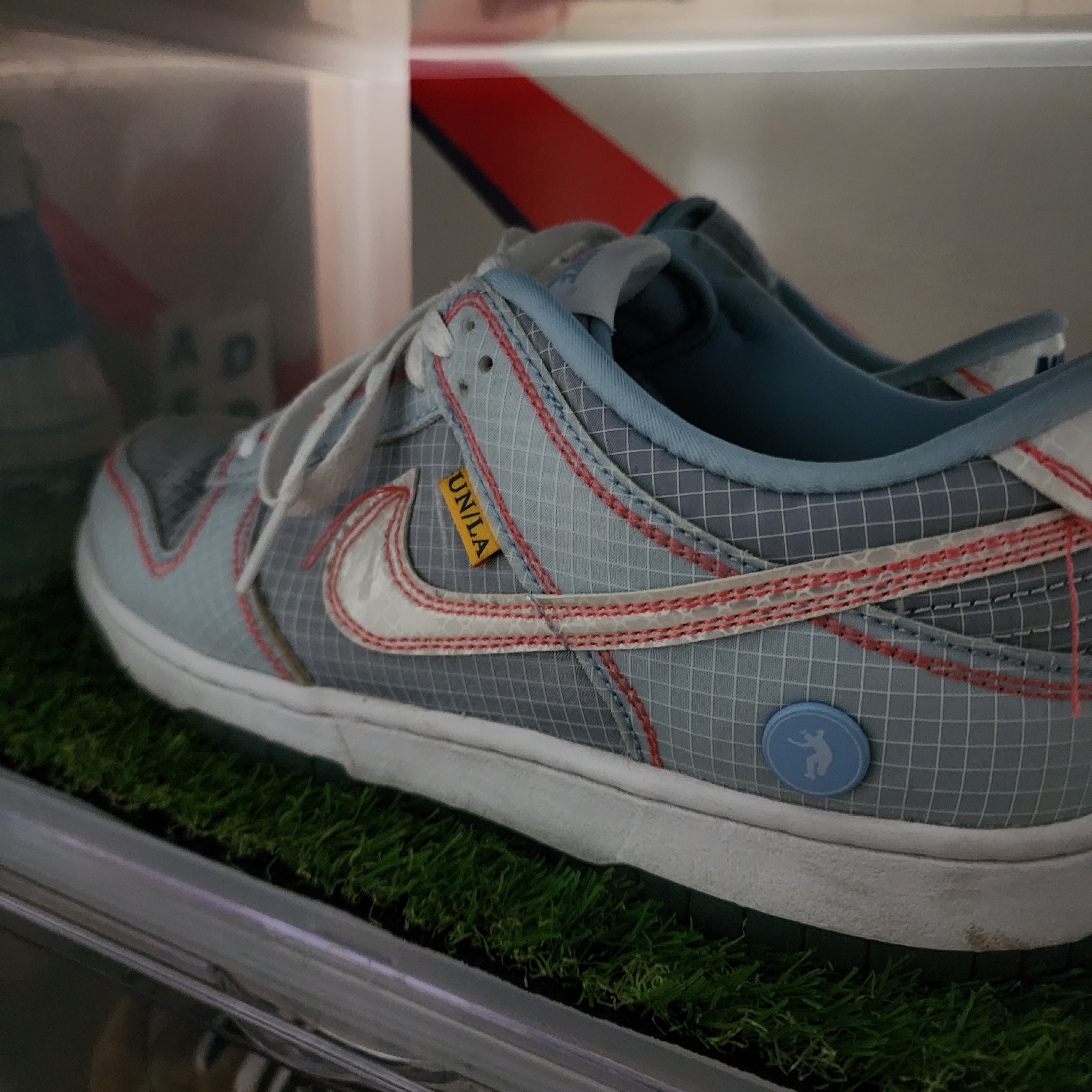 Nike x Union Dunk Low Passport Pack Argon 착용 스타일