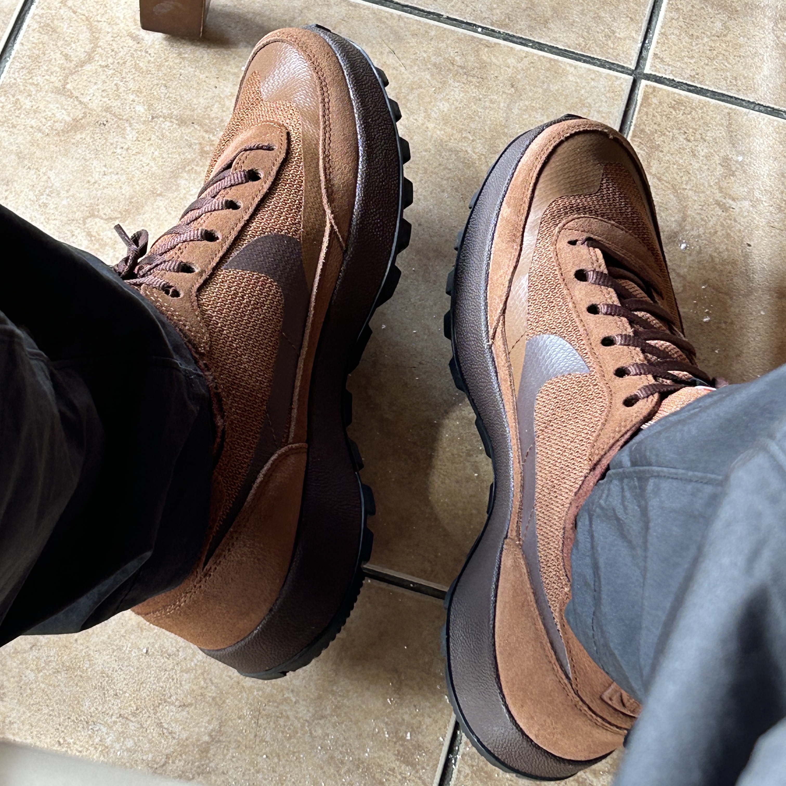 Nike x Tom Sachs General Purpose Shoe Brown 착용 스타일 - 2