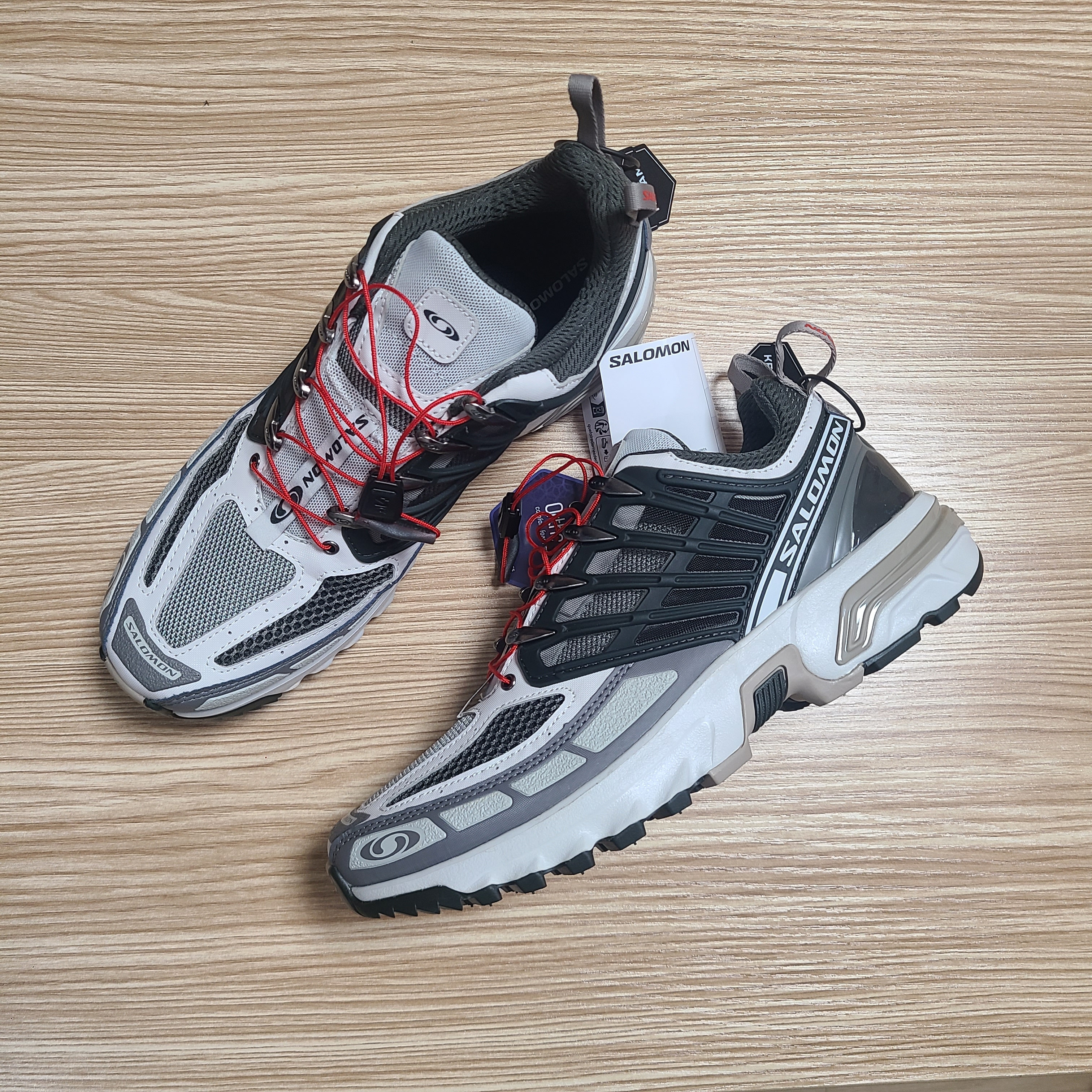 Salomon ACS Pro Beluga Vintage Khaki 착용 스타일