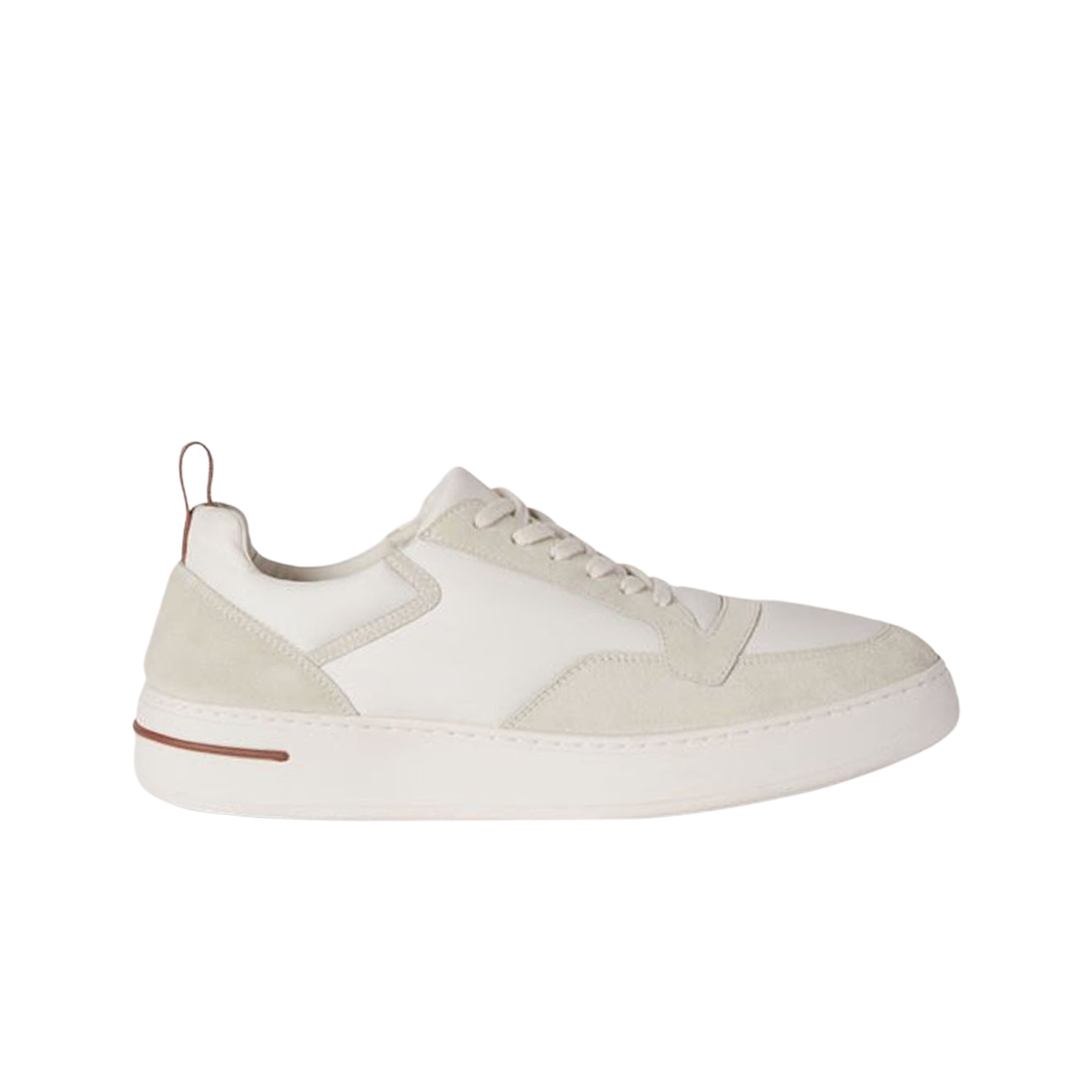 Loro Piana Newport Walk Sneakers Technical Fabric White 상세 이미지 1