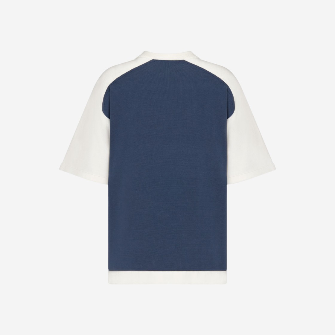 Dior x Denim Tears Dior Tears Cotton Jersey Short Sleeved Sweater Blue White 상세 이미지 2