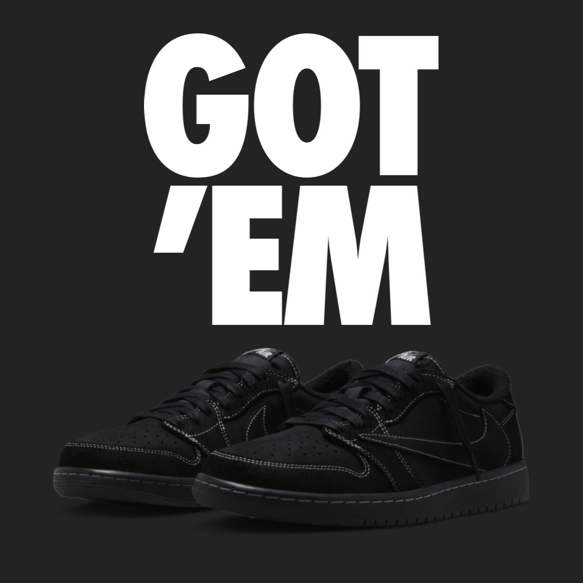 Jordan 1 x Travis Scott Retro Low OG SP Black Phantom 착용 스타일