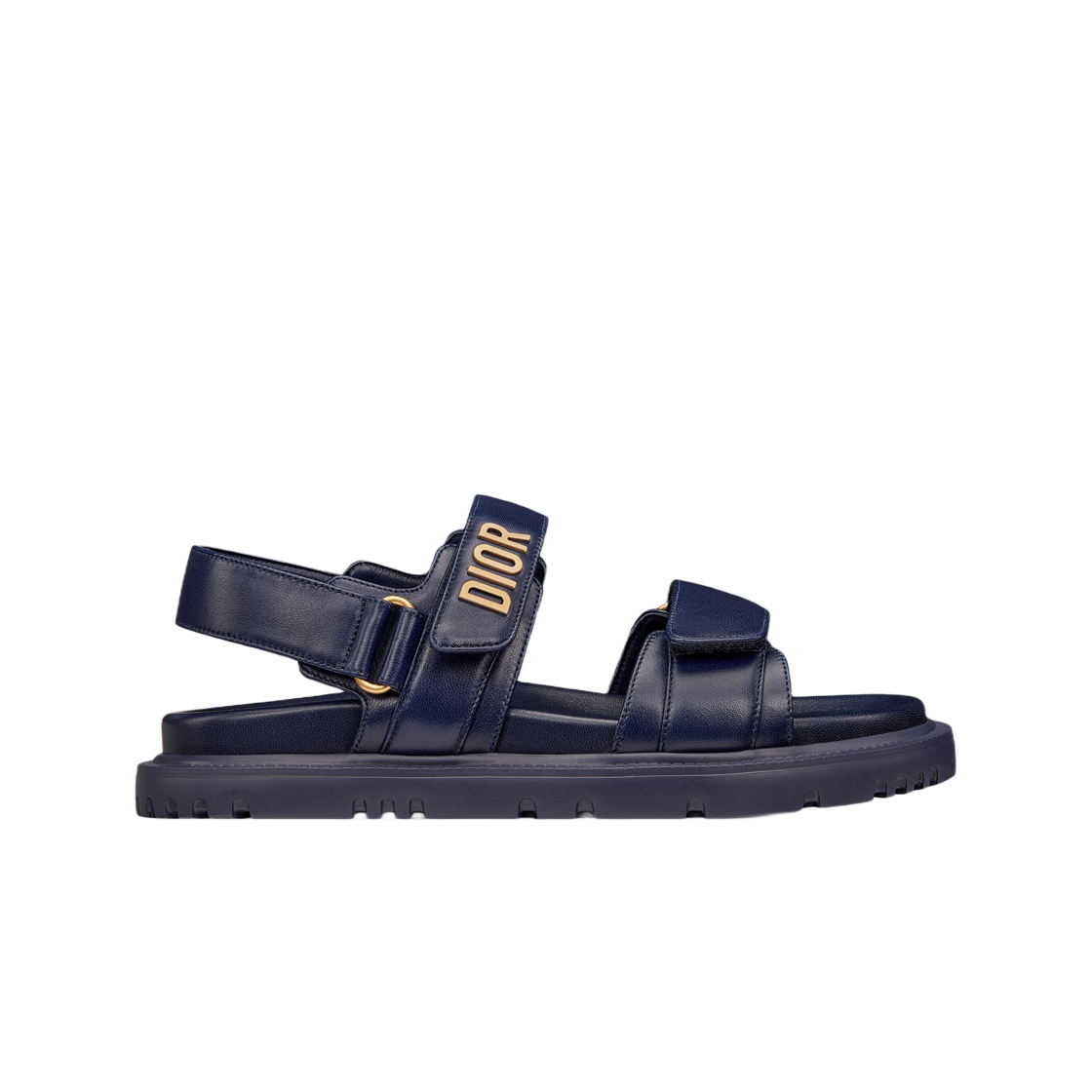 (W) 디올액트 샌들 딥 블루 램스킨((W) Dioract Sandal Deep Blue Lambskin) - 1