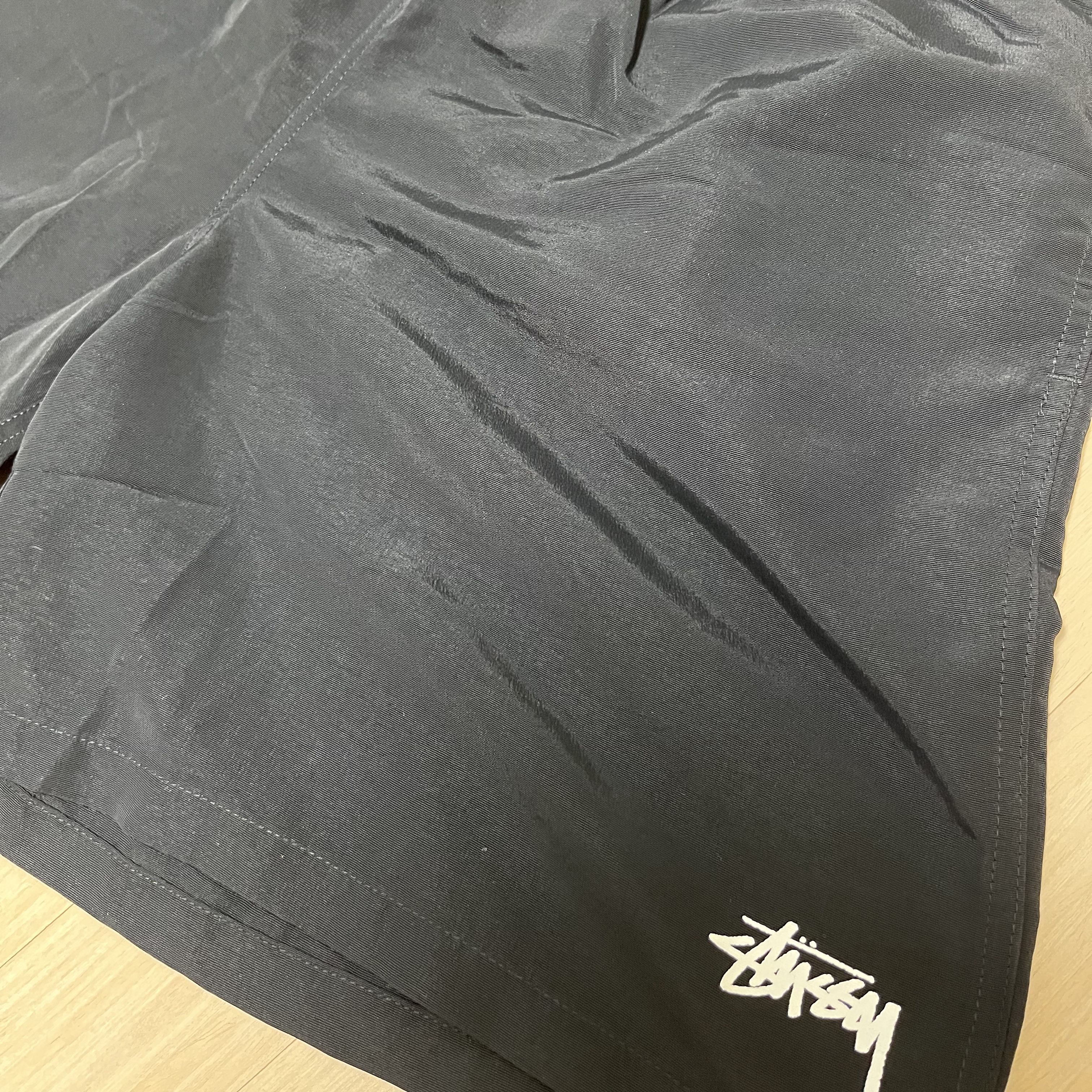 Stussy Stock Water Shorts Black 착용 스타일