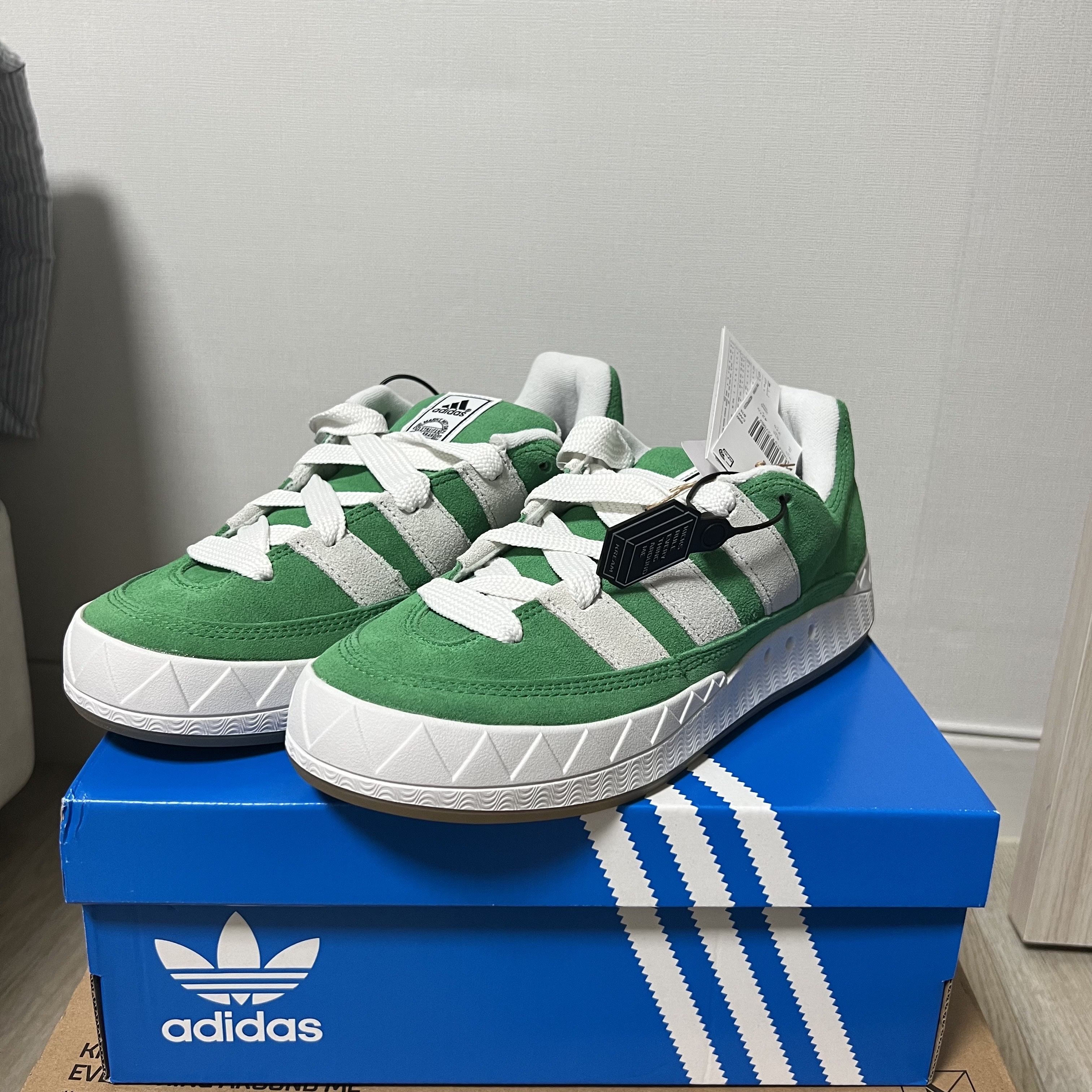 Adidas Adimatic Green 착용 스타일 - 1