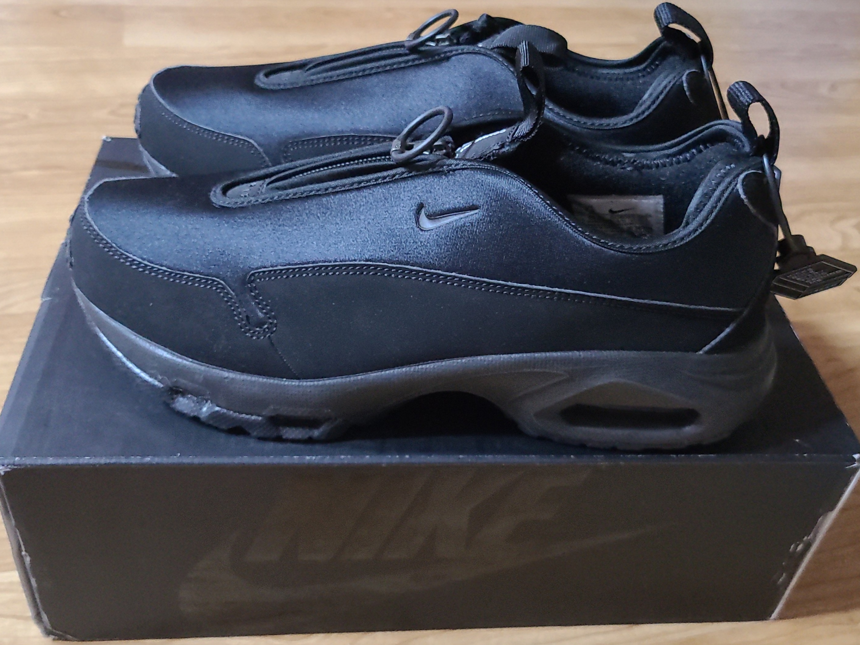Nike x Comme des Garcons Homme Plus Air Max Sunder SP Black 착용 스타일 - 1