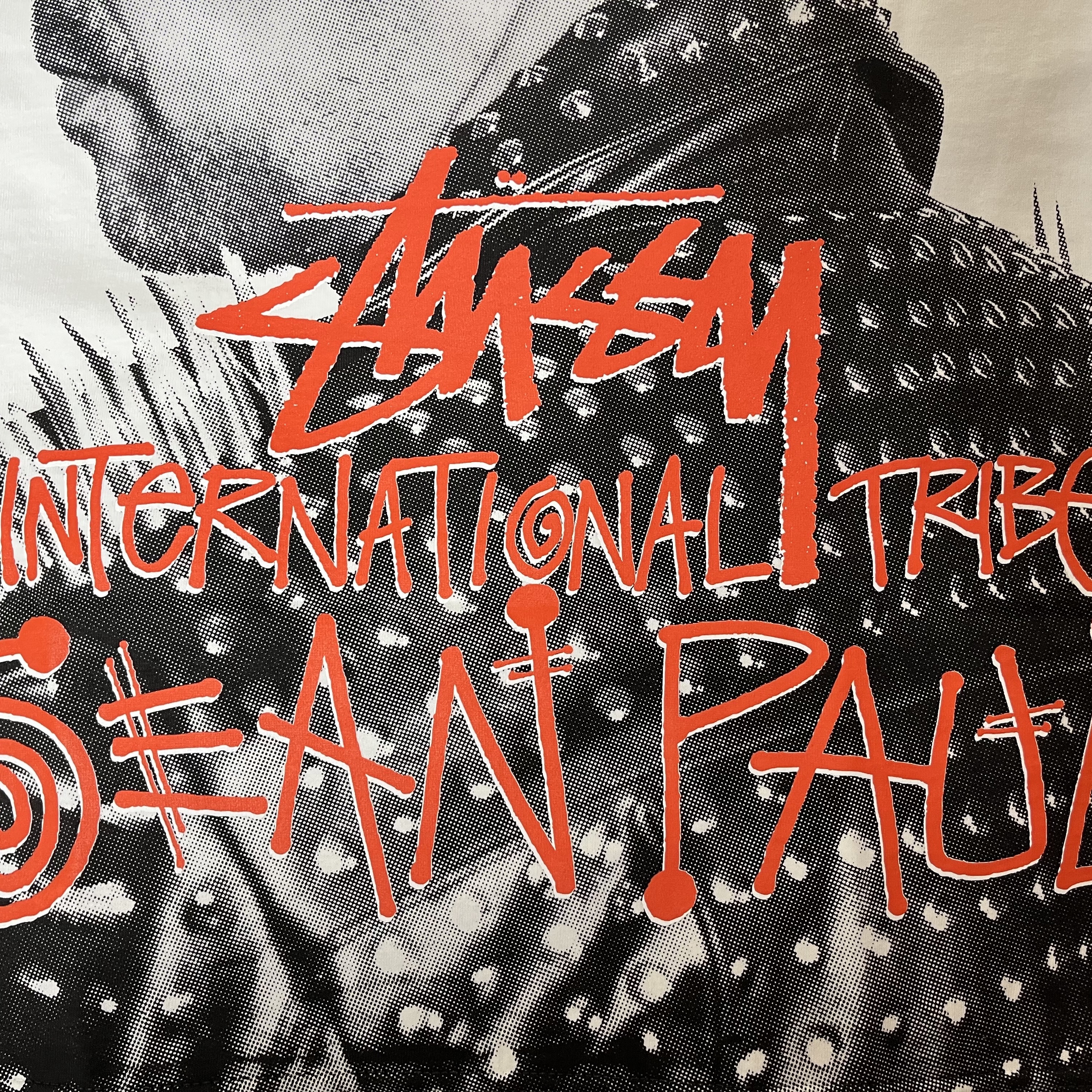 Stussy x Sean Paul T-Shirt White 착용 스타일 - 3