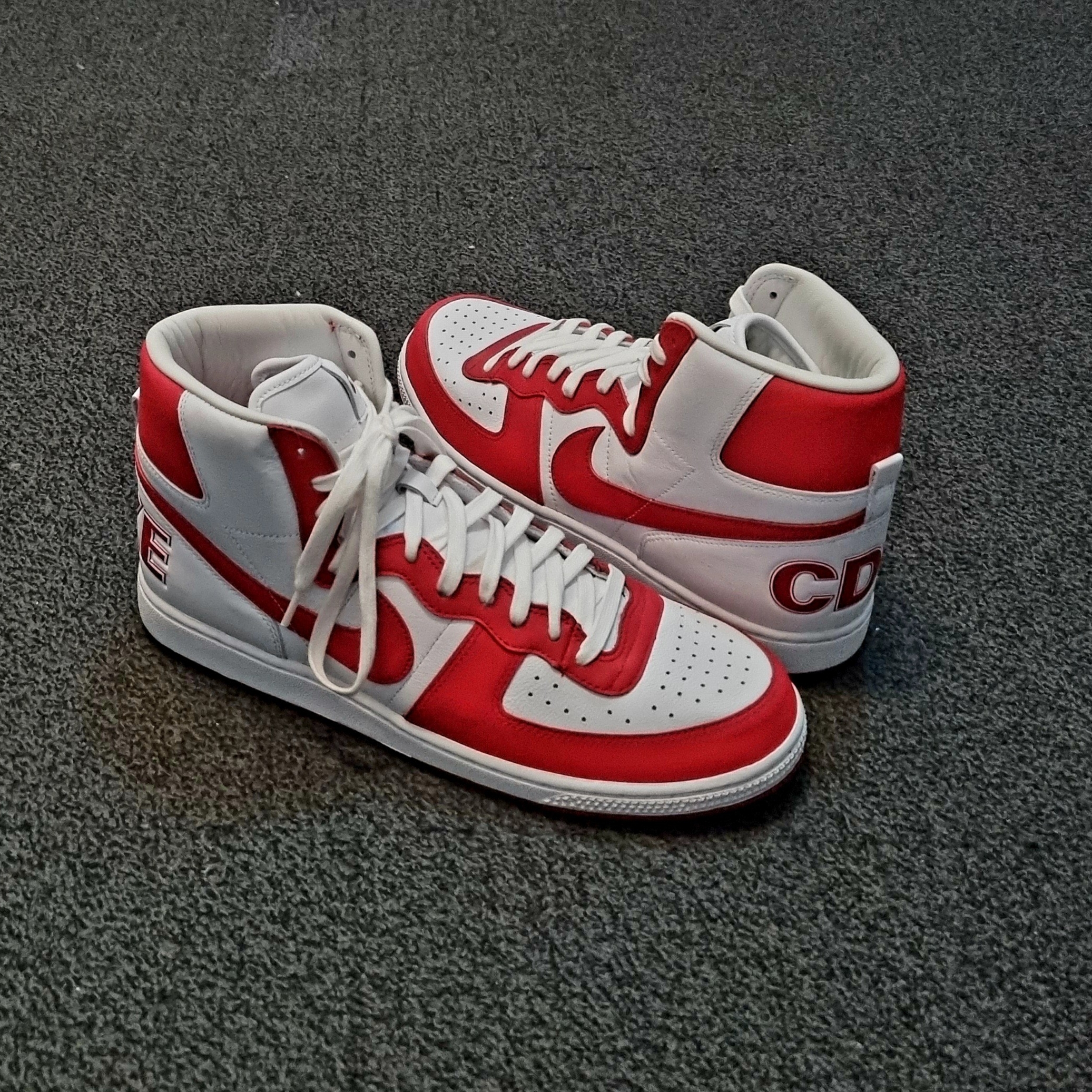 Nike x Comme des Garcons Homme Plus Terminator High Red 착용 스타일