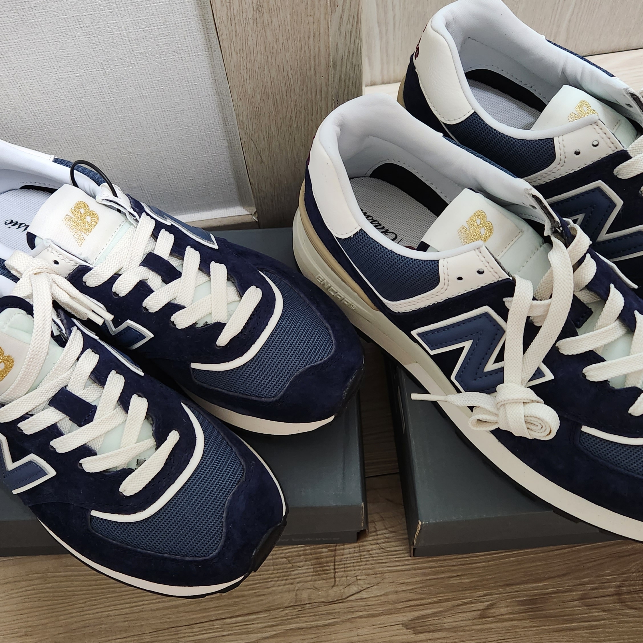 New Balance 574 Legacy Navy 착용 스타일