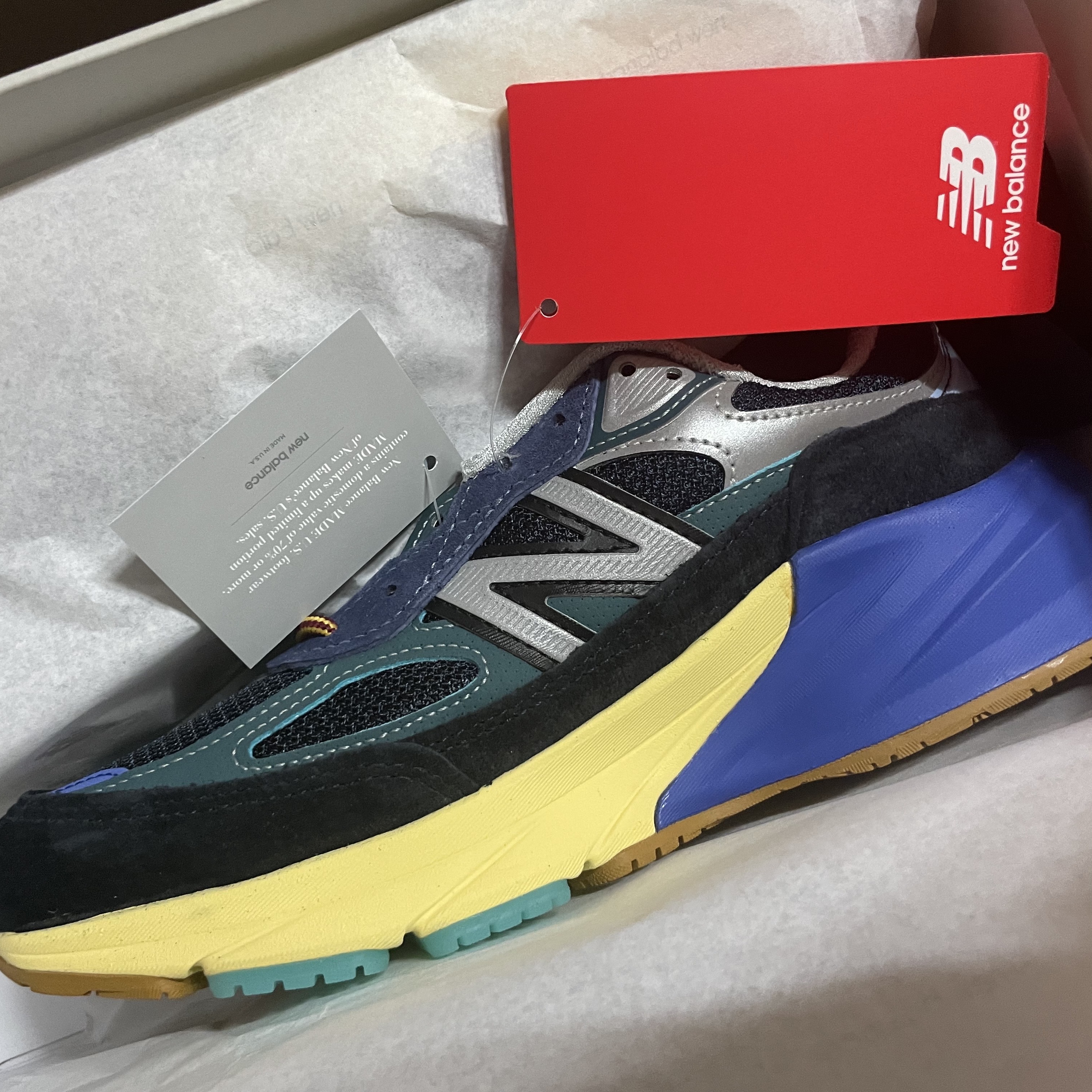 New Balance x Action Bronson 990v6 Made in USA Lapis Lazuli 착용 스타일