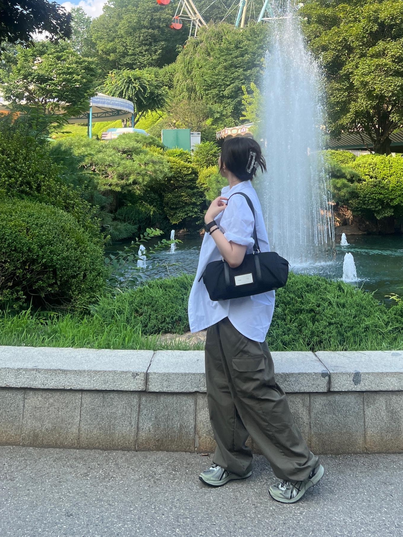 Matin Kim Sporty Tote Bag Black, Asics Jog 100 S Sheet Rock - 2E Wide 착용 스타일 - 2