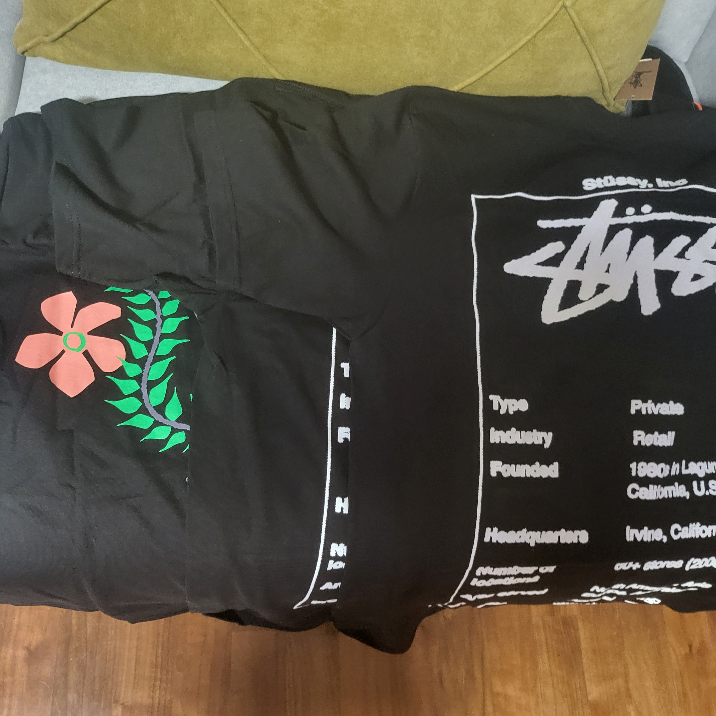 Stussy Wiki T-Shirt Black 착용 스타일