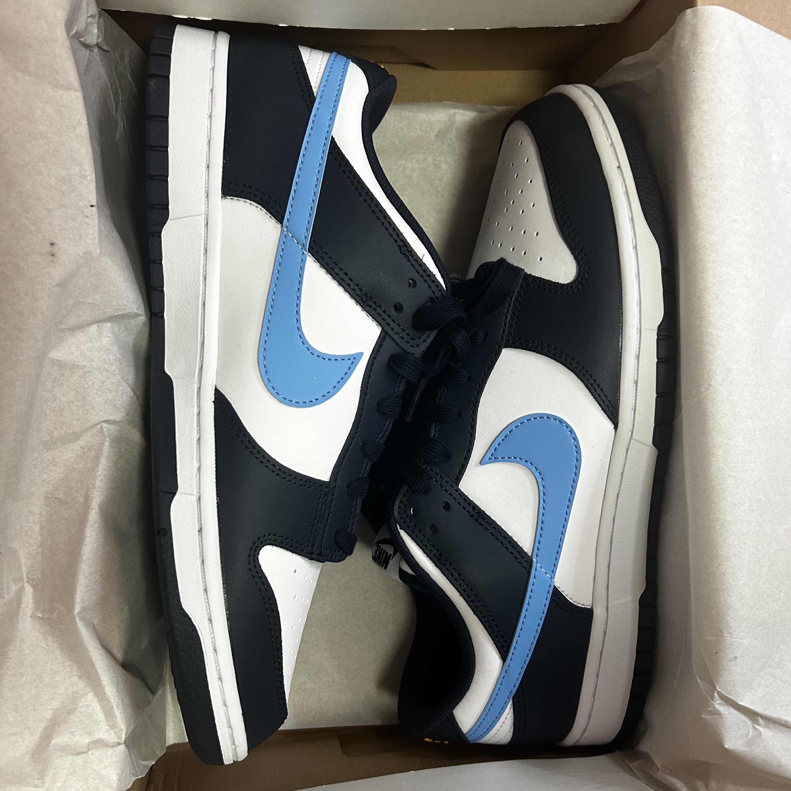 Nike Dunk Low Obsidian White 착용 스타일 - 4
