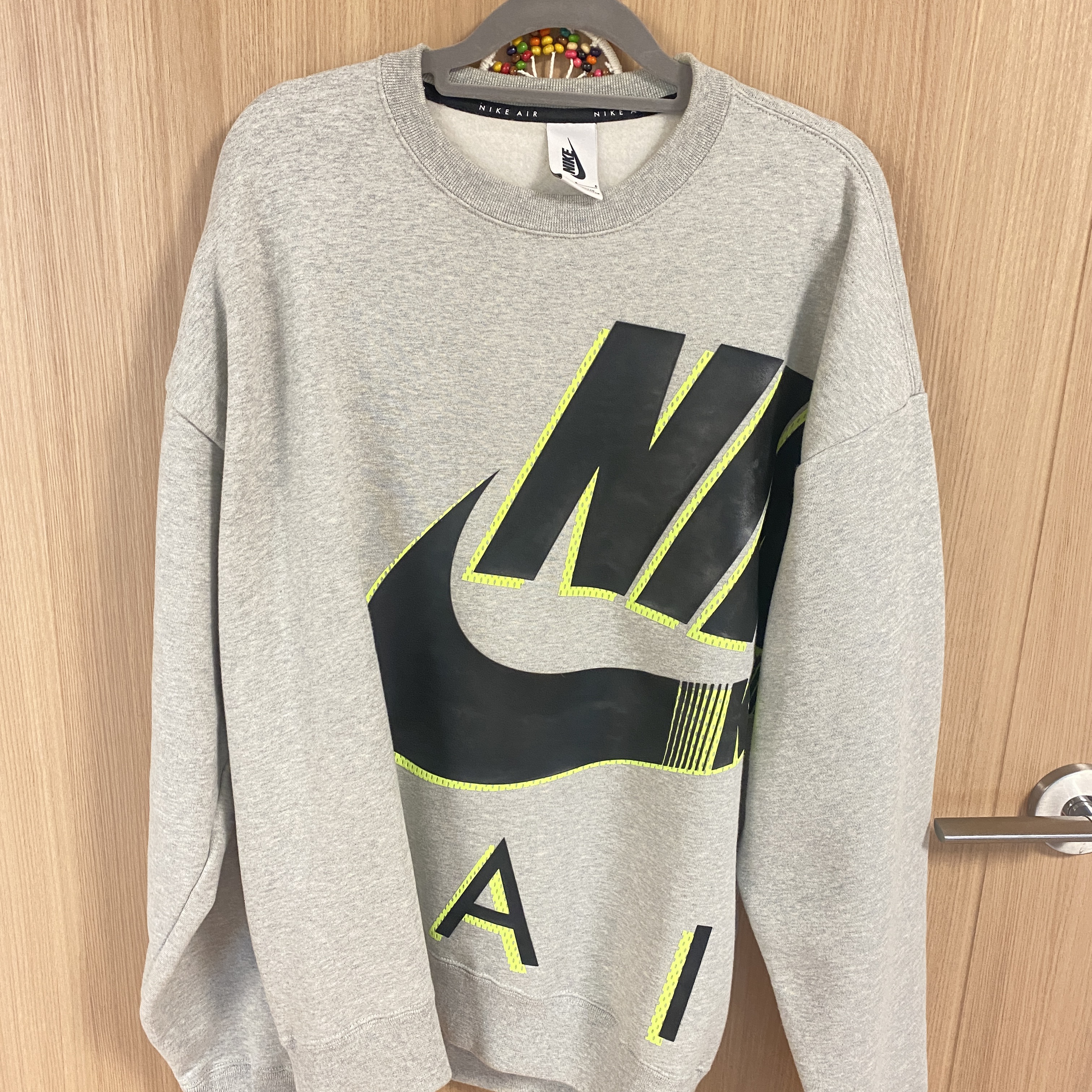 Nike x Kim Jones Fleece Crew Grey Heather - Asia 착용 스타일
