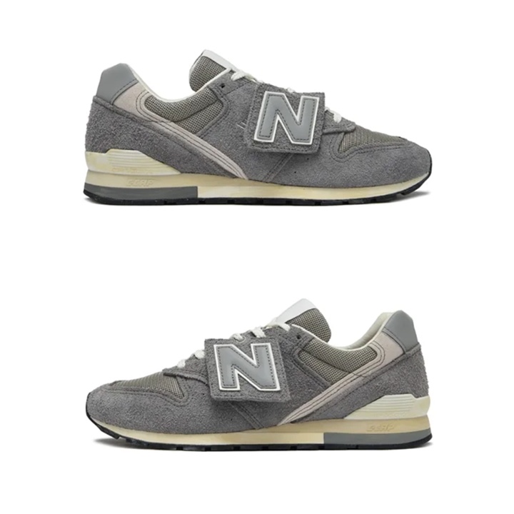 New Balance 996 Grey, New Balance 996 Navy Silver 착용 스타일 - 3