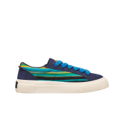 Dior x Denim Tears Dior Tears B33 Sneakers Blue Multicolor Mohair Navy Blue Suede