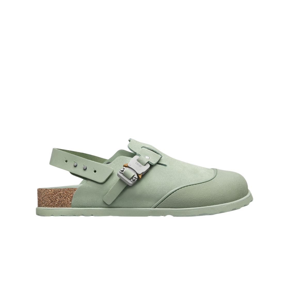 디올 x 버켄스탁 토키오 뮬 파스텔 그린 누벅 카프스킨(Dior x Birkenstock Tokio Mule Pastel Green Nubuck Calfskin) - 1