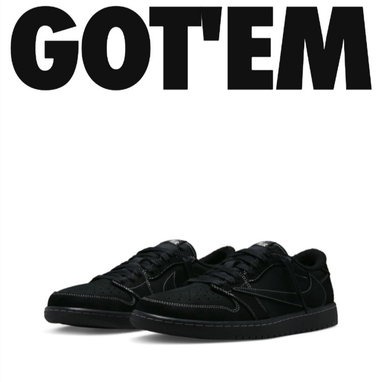 Jordan 1 x Travis Scott Retro Low OG SP Black Phantom 착용 스타일
