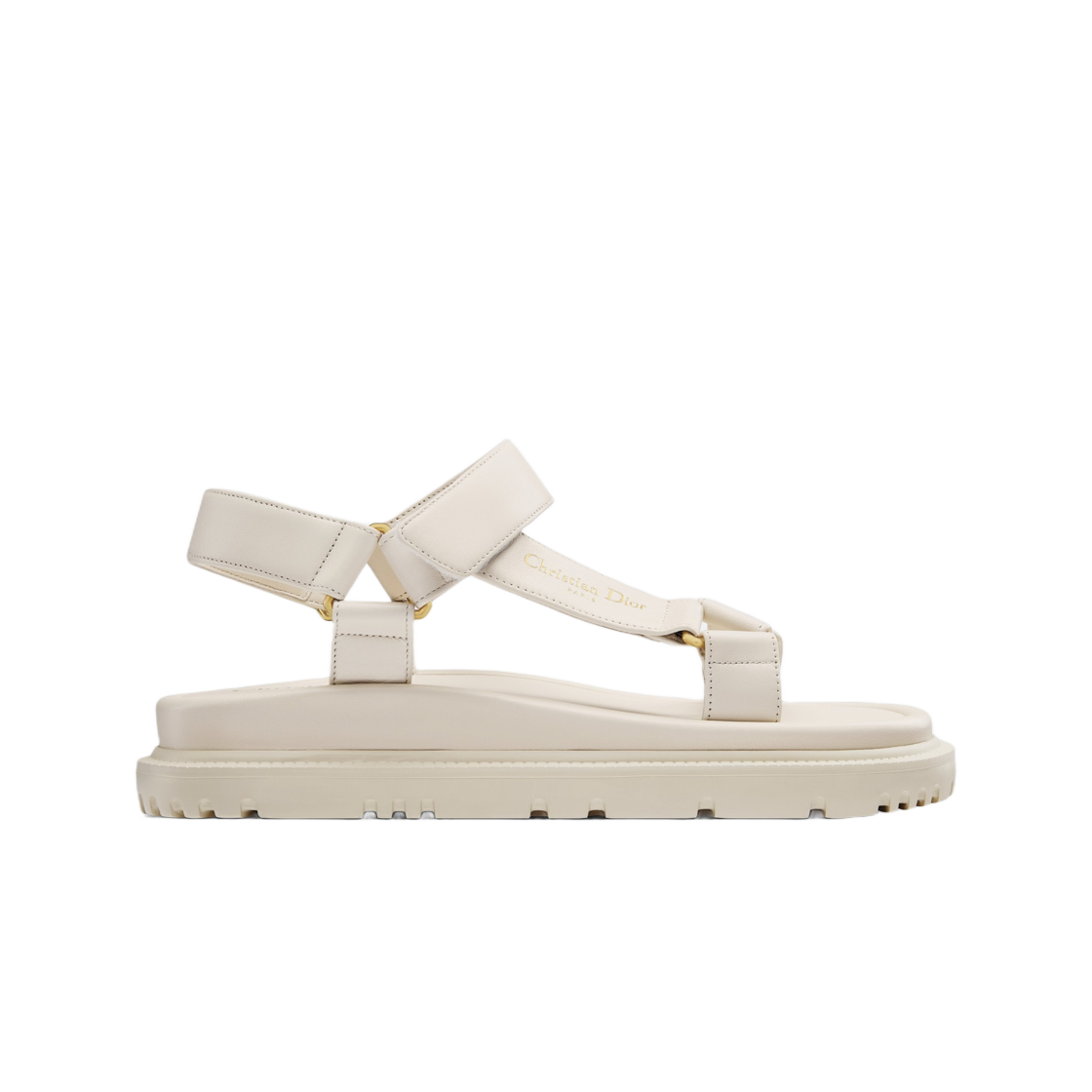 (W) Dior D Wave Sandal White Lambskin 상세 이미지 1