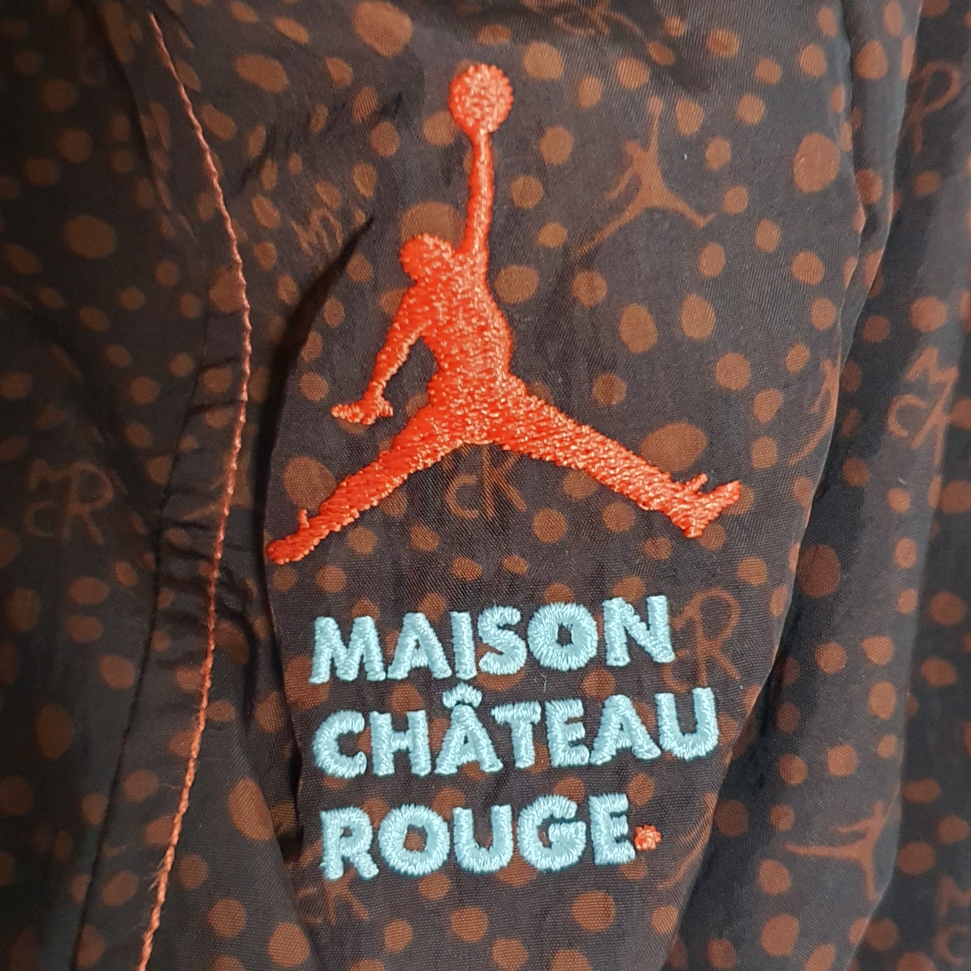Jordan x Maison Chateau Rouge Woven Pants Cinnamon - Asia 착용 스타일 - 1