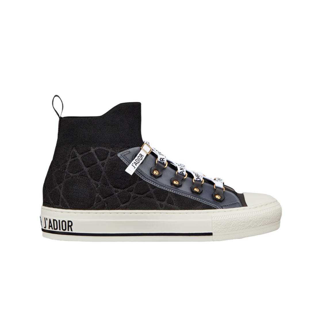 (W) 디올 워크앤디올 스니커즈 블랙 매크로까나쥬 테크니컬 메쉬((W) Dior Walk'n'dior Sneakers Black Macrocannage Technical Mesh) - 1
