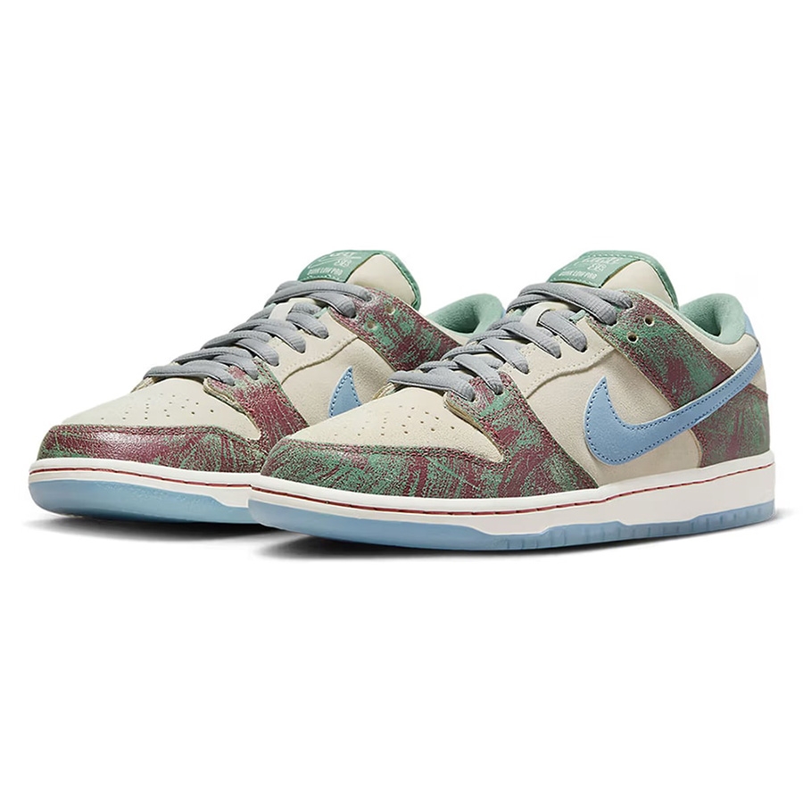 Nike x Crenshaw Skate Club SB Dunk Low Sail Light Blue Cedar 착용 스타일 - 2