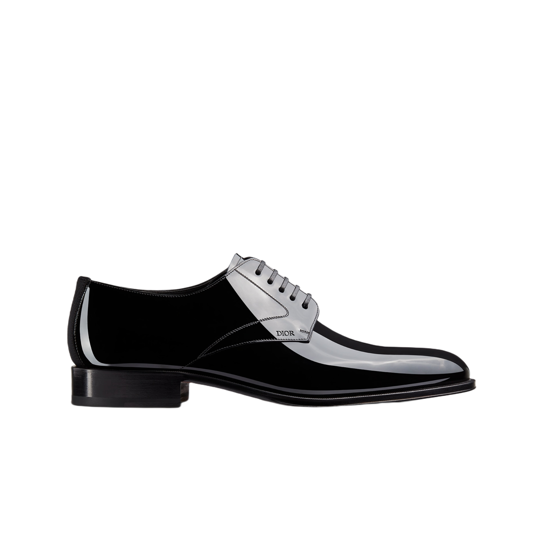 3DE305ZKC-H969 Dior Timeless Derby Shoe Black Patent Calfskin