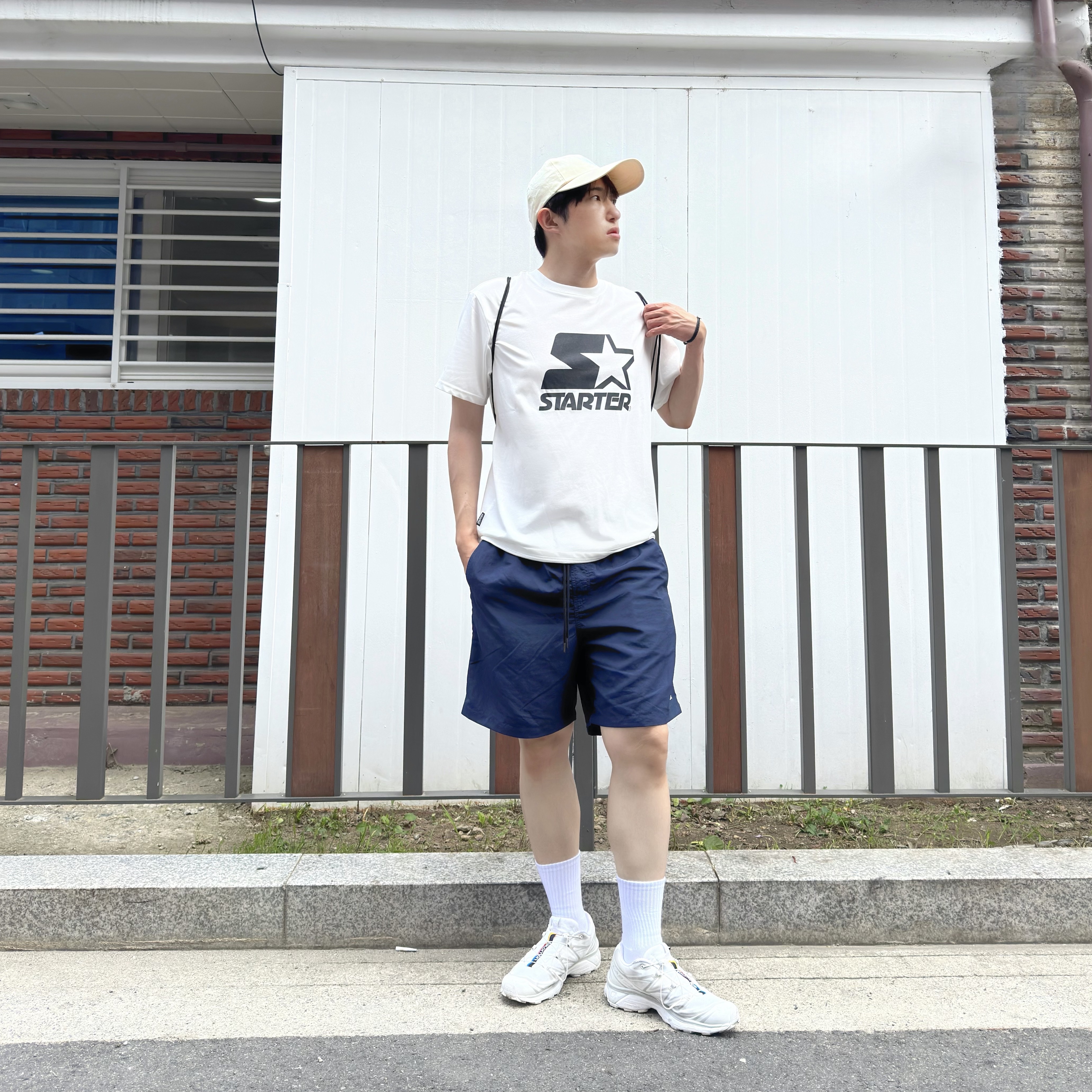 Salomon XT-6 ADV White 착용 스타일 - 2