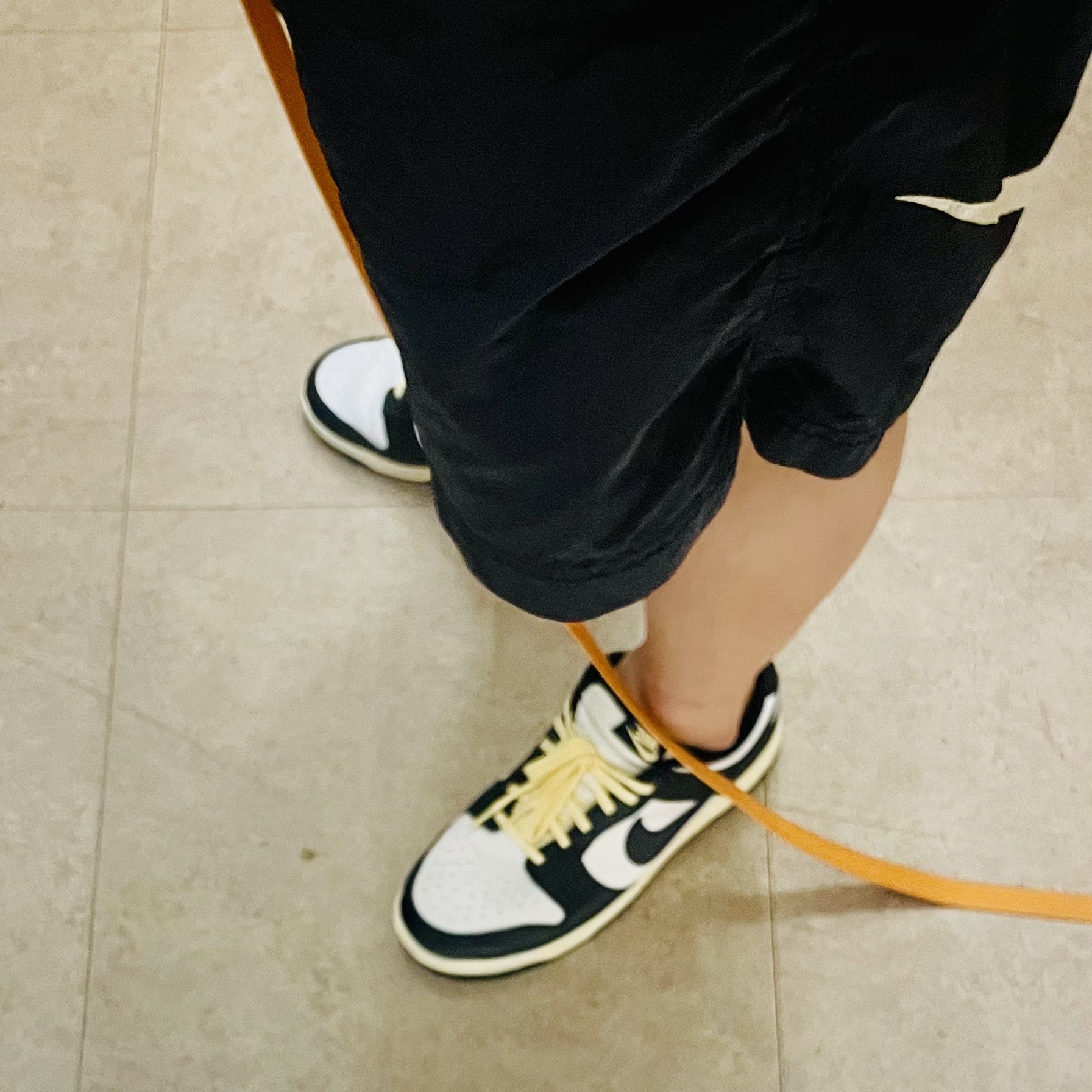 Nike Dunk Low Retro Black 착용 스타일