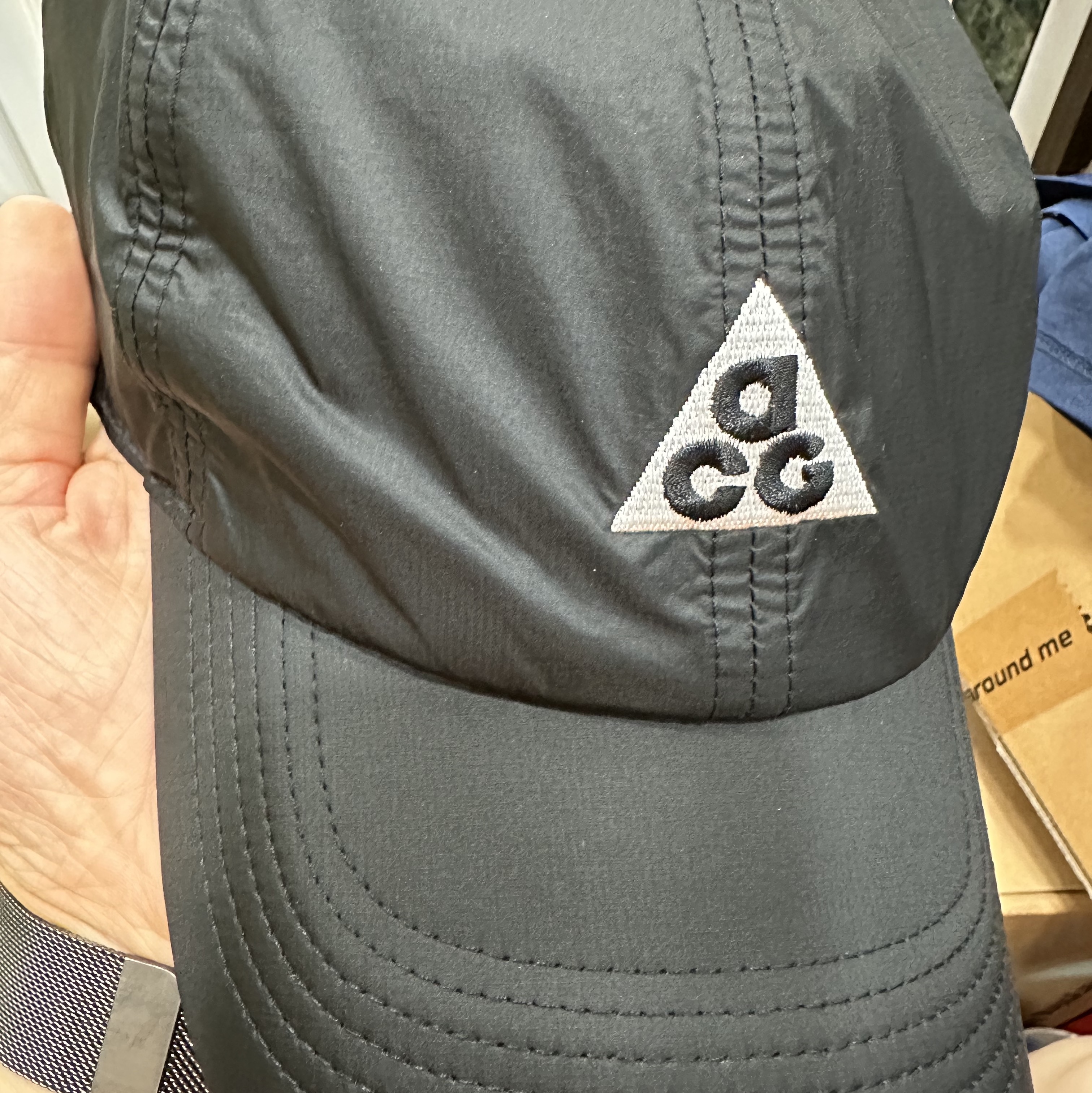 Nike ACG Trail Cap Black 착용 스타일 - 4