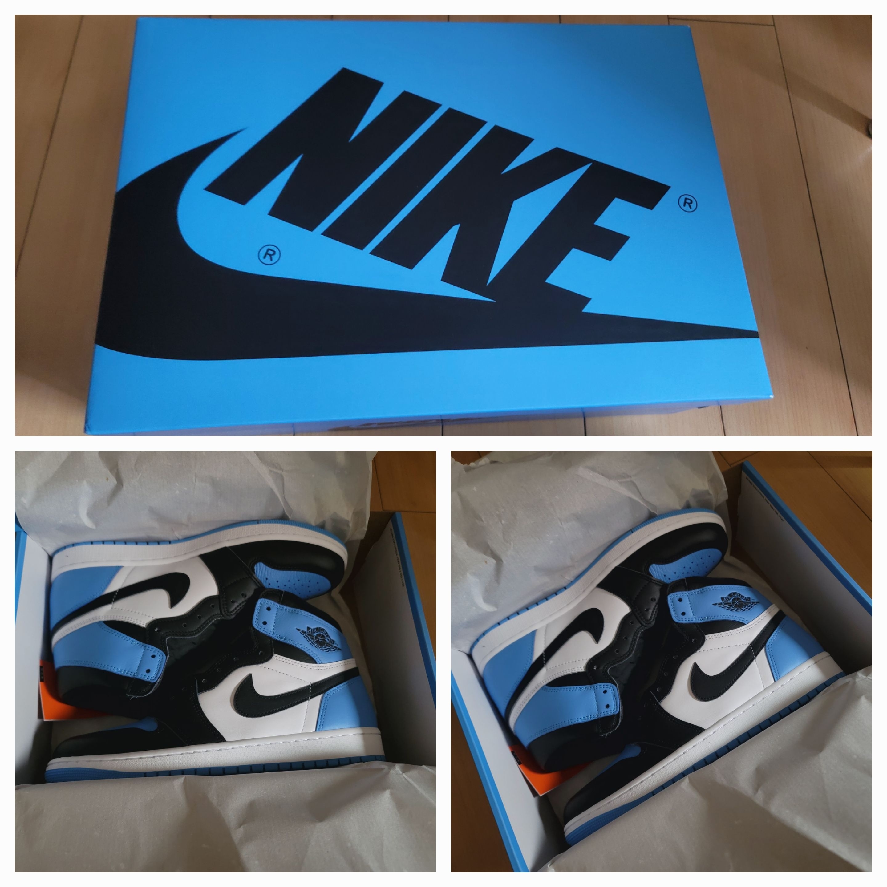 Jordan 1 Retro High OG University Blue 착용 스타일