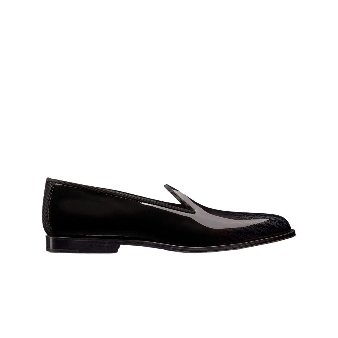 디올 타임리스 로퍼 그레이 블랙 파티나 카프스킨 디올 오블리크 그라디언트(Dior Timeless Loafer Gray Black Patina Calfskin Dior Oblique Gradient) - 1