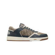 Dior B27 Low Top Sneakers Brown Deep Gray Smooth Calfskin Brown Dior Oblique Galaxy Leather