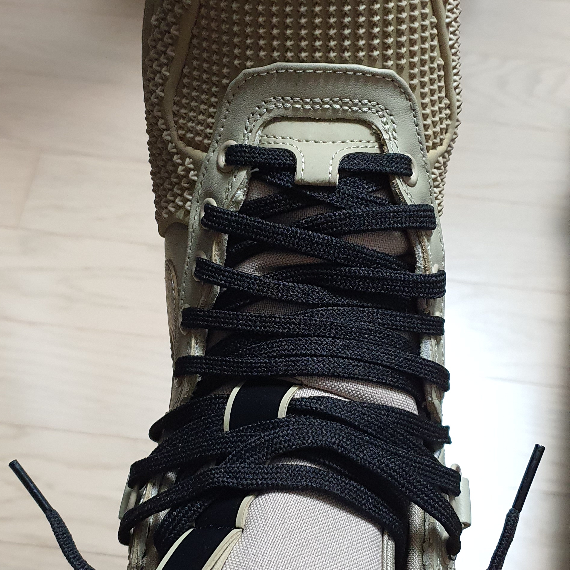 Nike Lunar Force 1 Duckboot Lime Stone 착용 스타일 - 3