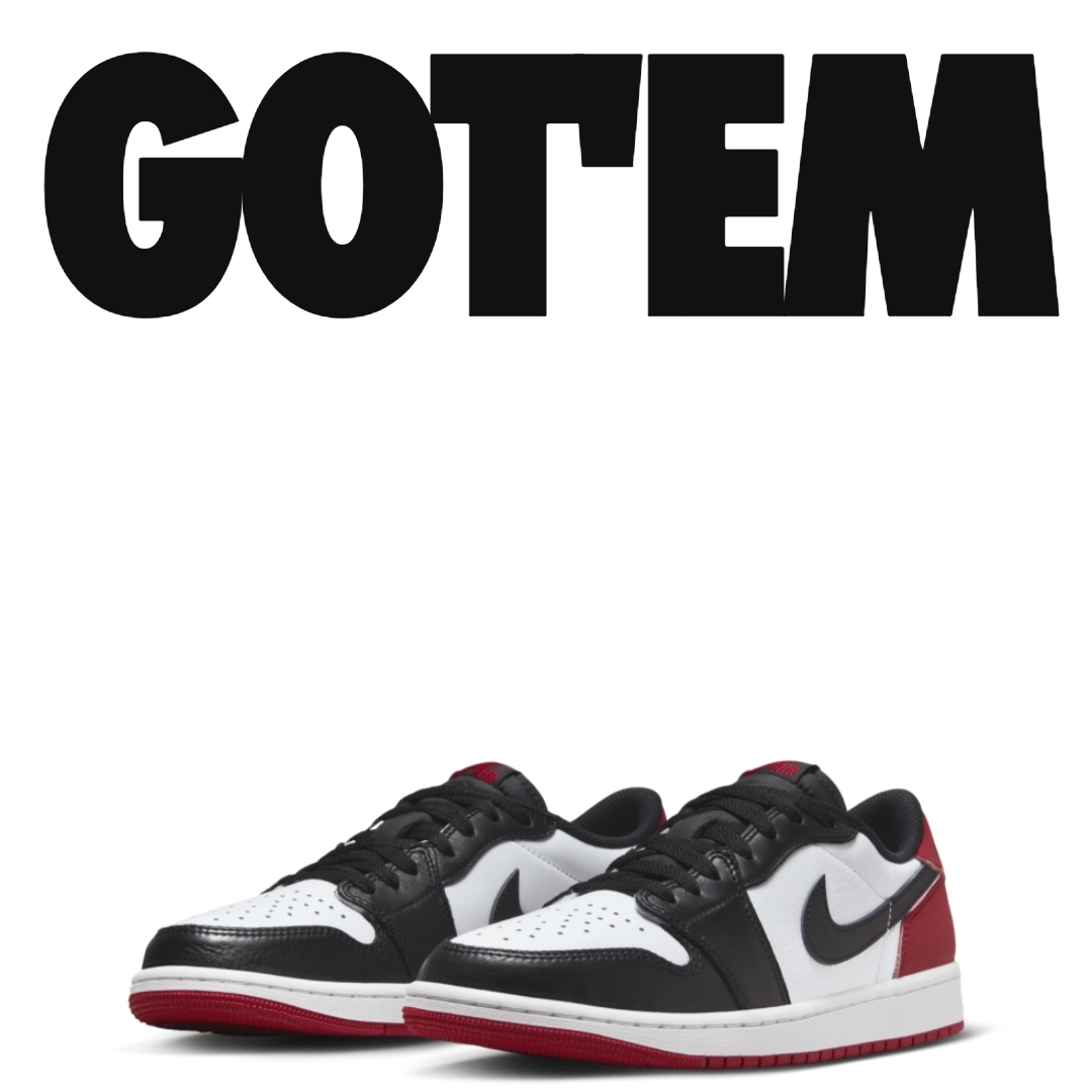 Jordan 1 Retro Low OG Black Toe 착용 스타일