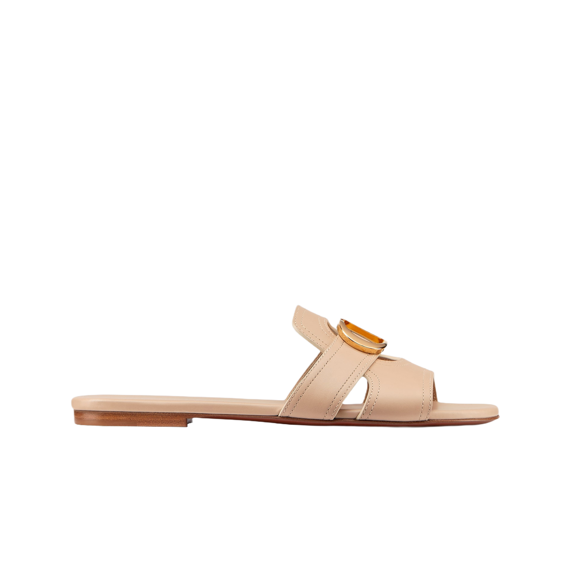 (W) 디올 30 몽테뉴 슬라이드 누드 카프스킨((W) Dior 30 Montaigne Slide Nude Calfskin) - 1