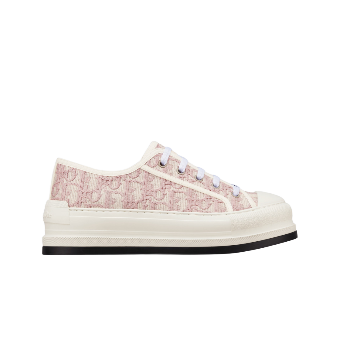 KCK385OBE-S21U (W) Dior Walk'n'dior Platform Sneakers Nude Dior Oblique Embroidered Cotton