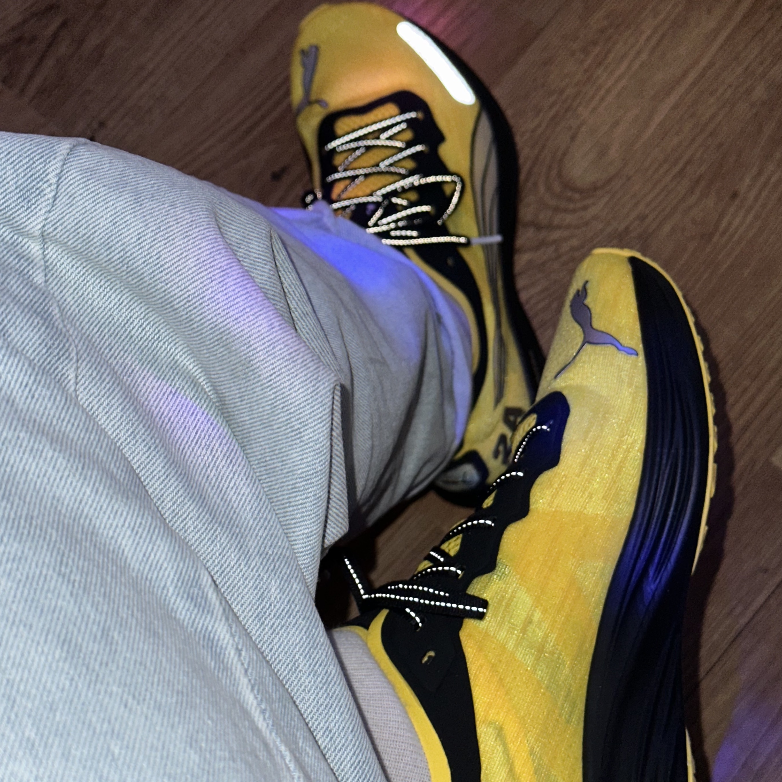 Puma x Balansa Liberate Nitro 2 Freesia Black 착용 스타일 - 3